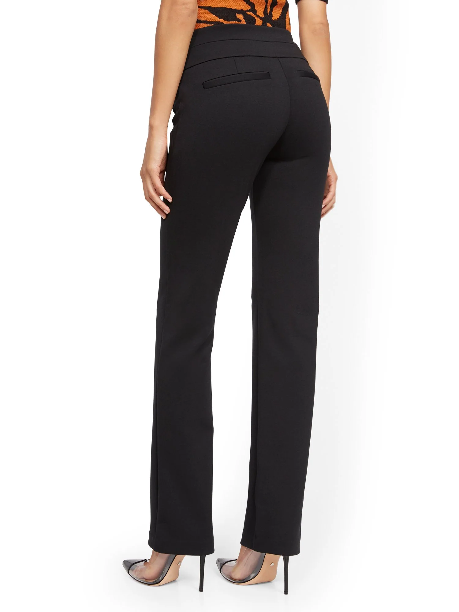 Tall Whitney Pull-On Bootcut Pant - Ponte - 7th Avenue - Image 3