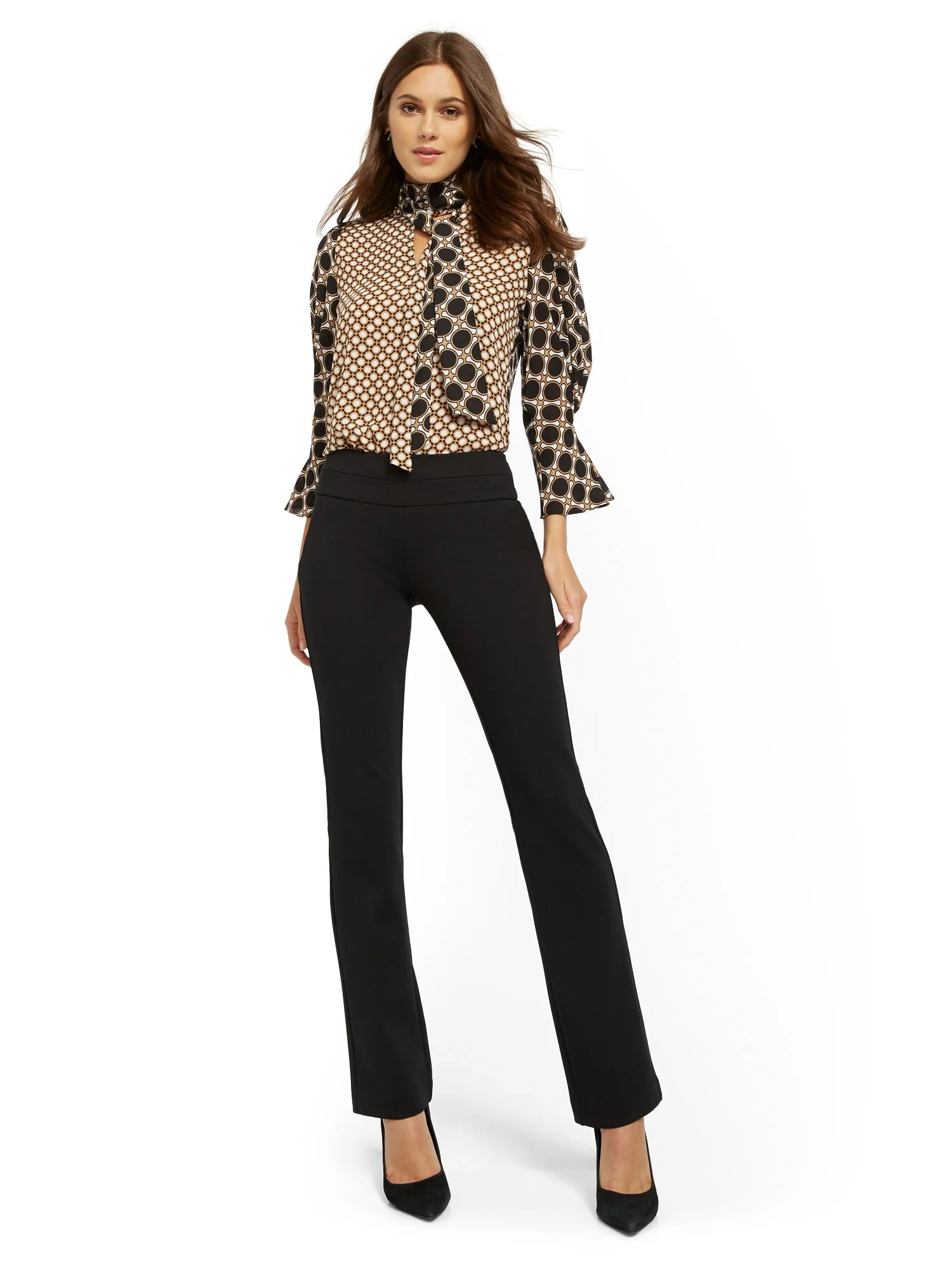 Tall Whitney Pull-On Bootcut Pant - Ponte - 7th Avenue - Image 4