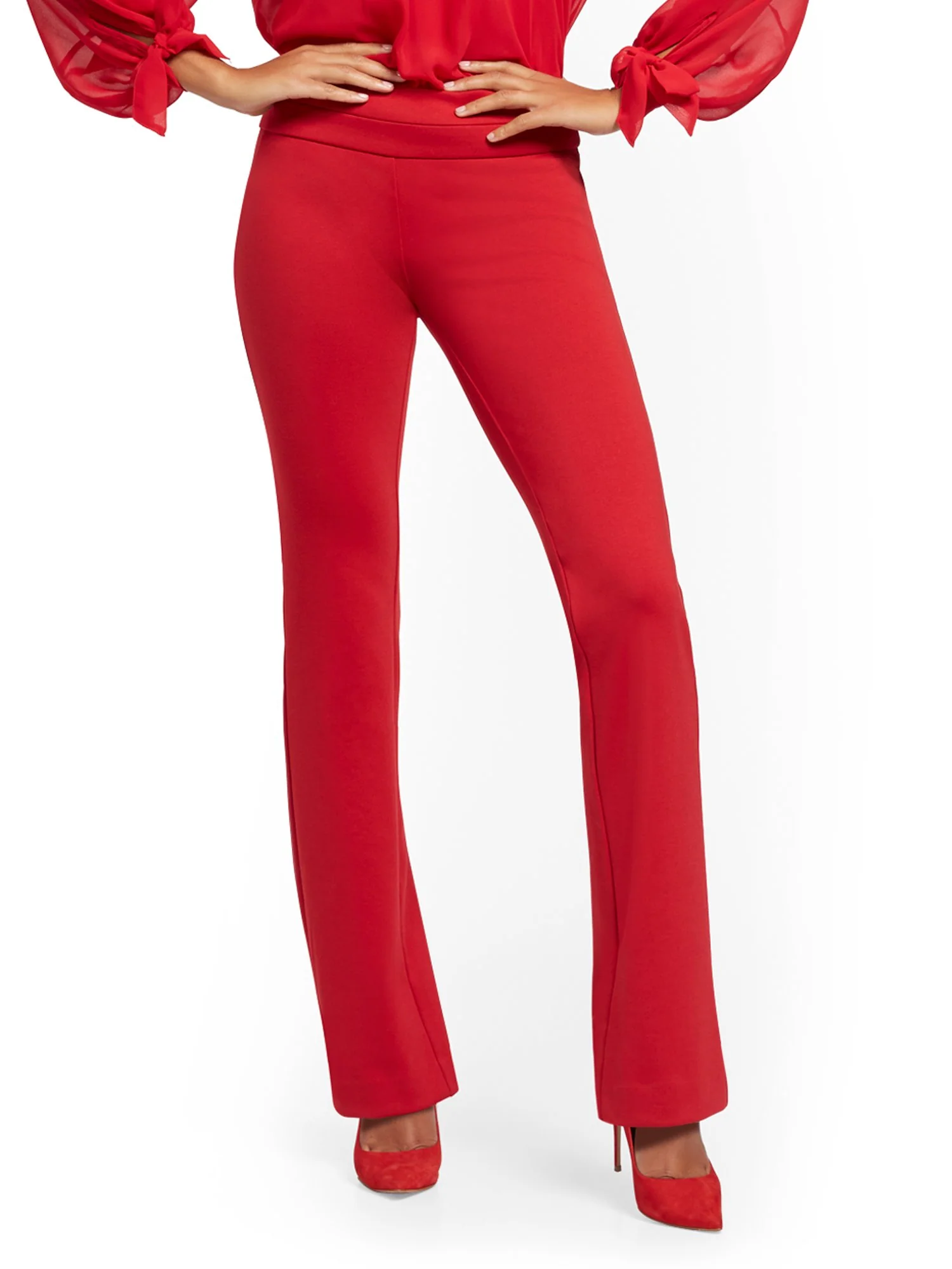 Tall Whitney Pull-On Bootcut Pant - Ponte - 7th Avenue - Image 6