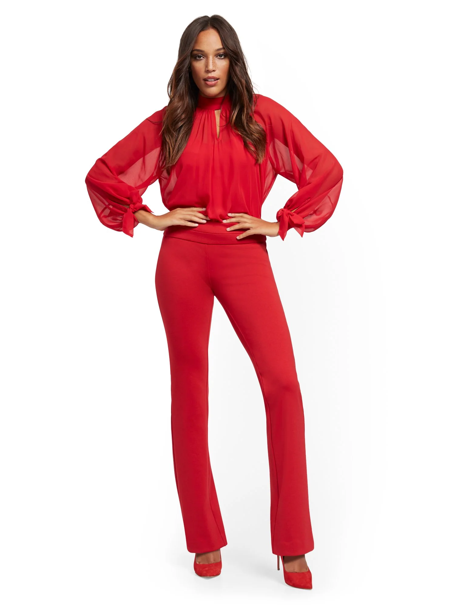 Tall Whitney Pull-On Bootcut Pant - Ponte - 7th Avenue - Image 9