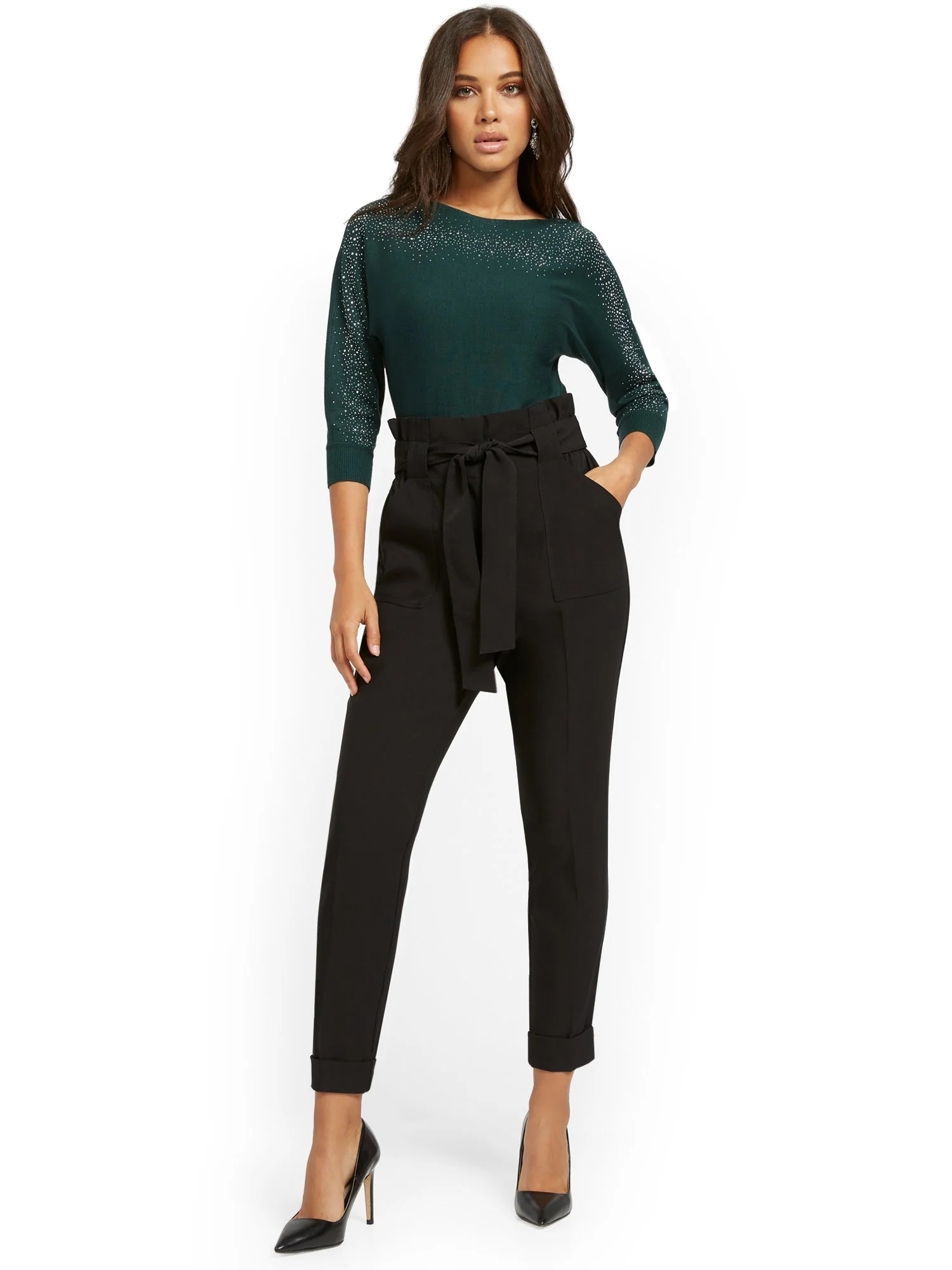 Tapered Leg Ankle Pant - Image 4