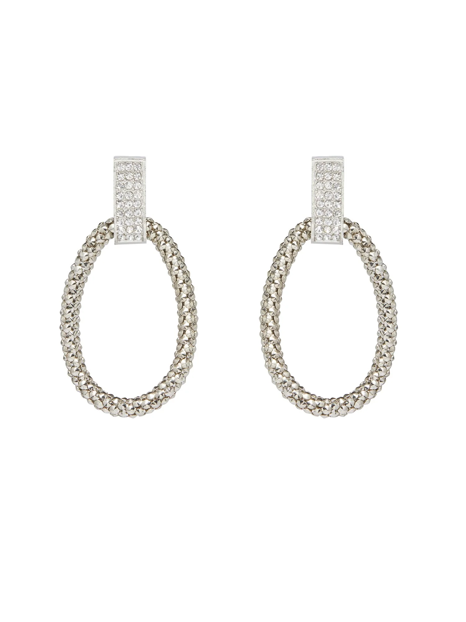 Teardrop Hoop Earrings - Image 3