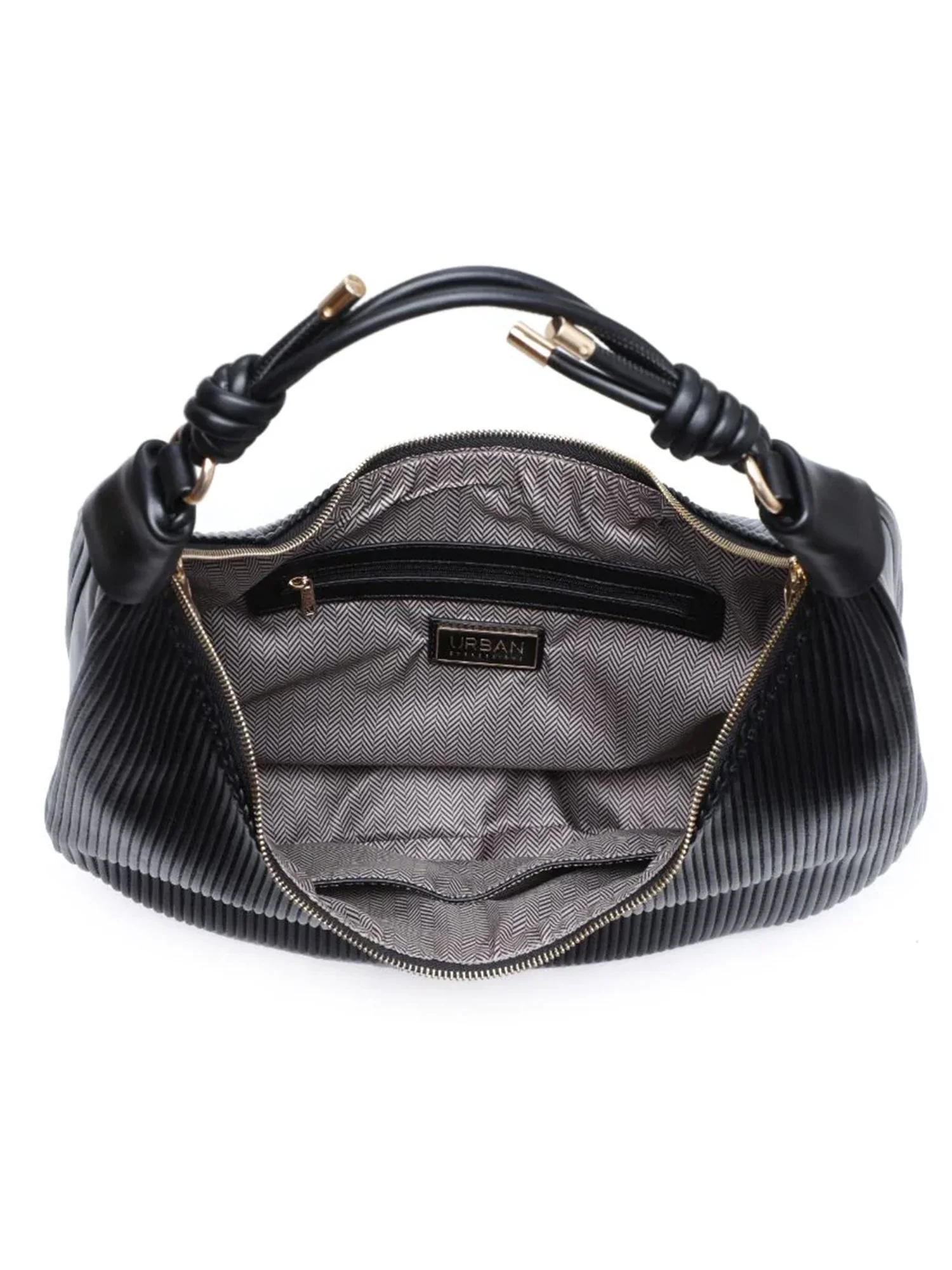 Textured Knot Hobo Bag - Urban Expressions - Image 4