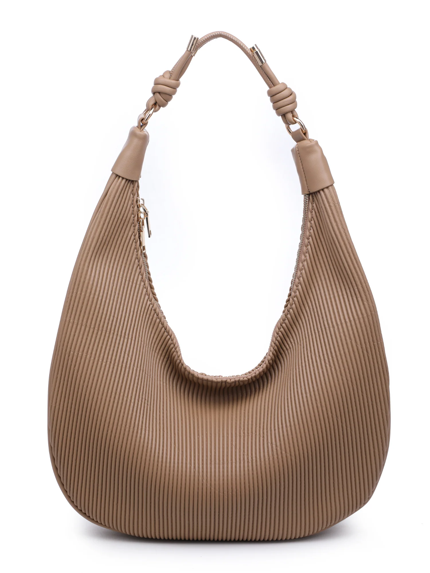 Textured Knot Hobo Bag - Urban Expressions - Image 9