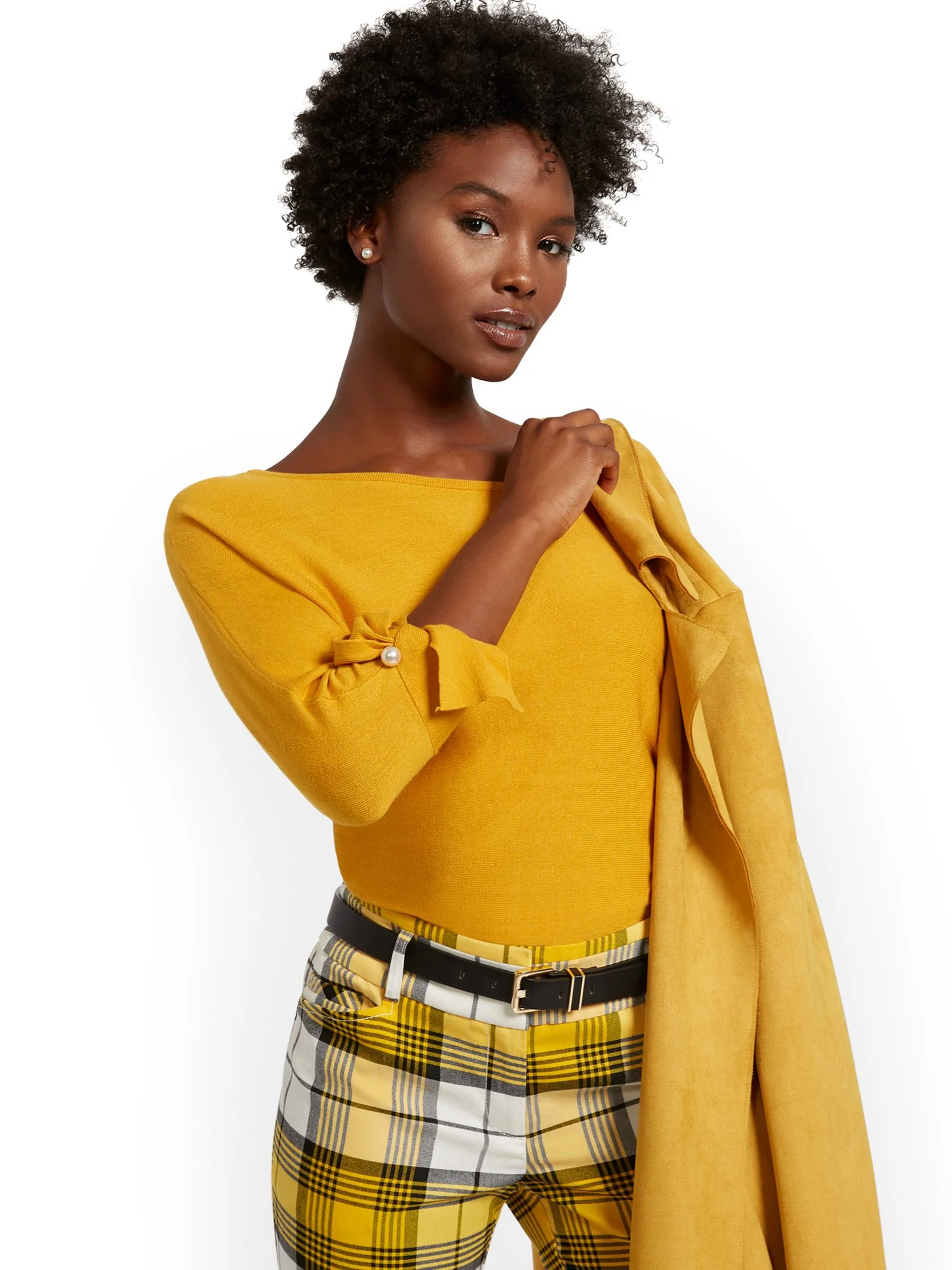 Tie-Cuff Dolman Sweater - Image 18