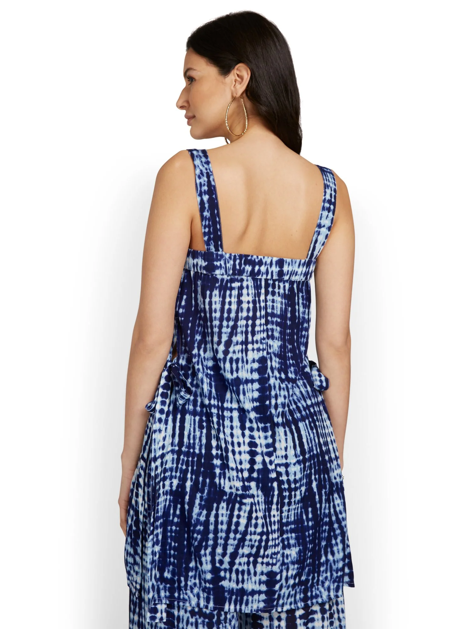 Tie-Dye Sleeveless Tunic Top - Image 3