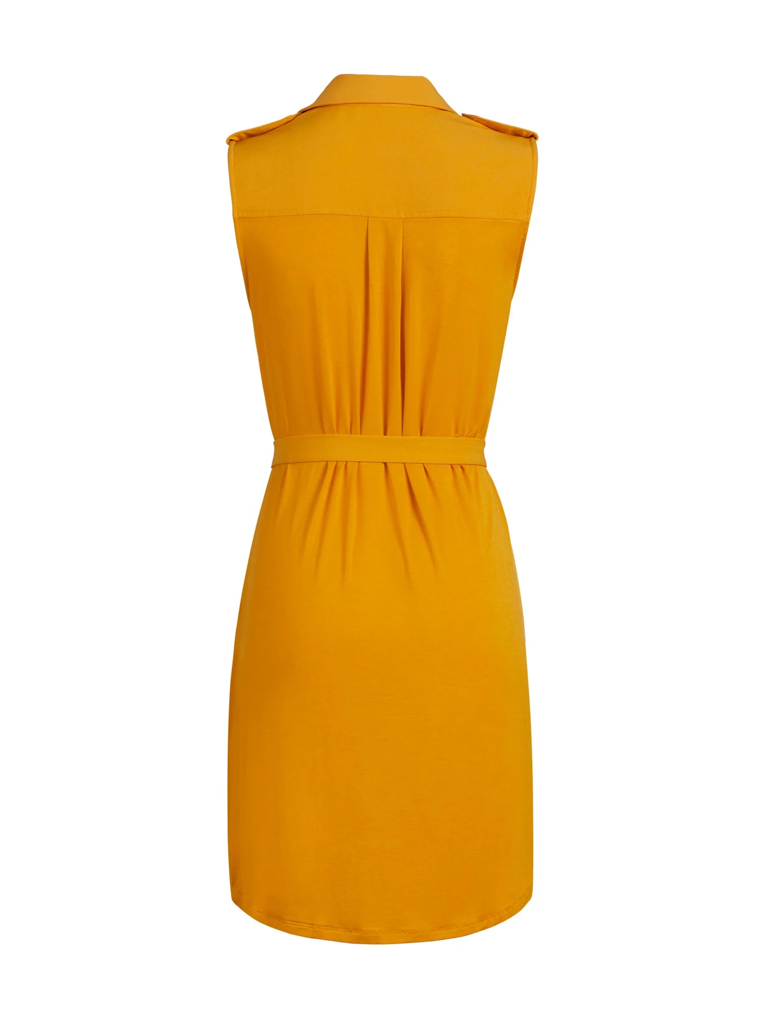 Tie-Front Belted Shirtdress - Image 9