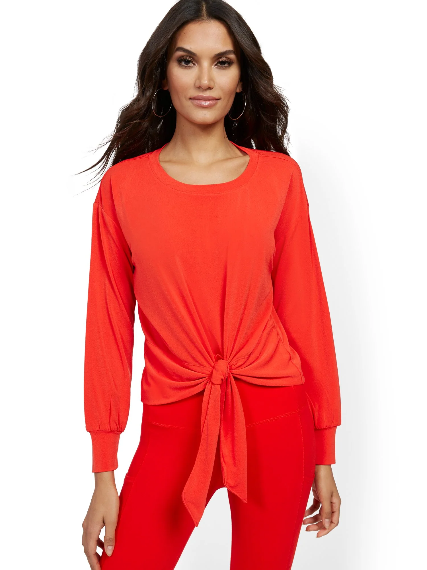 Tie-Front Crepe Top - Image 5