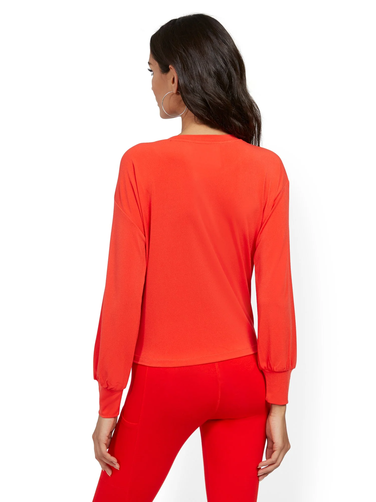 Tie-Front Crepe Top - Image 6
