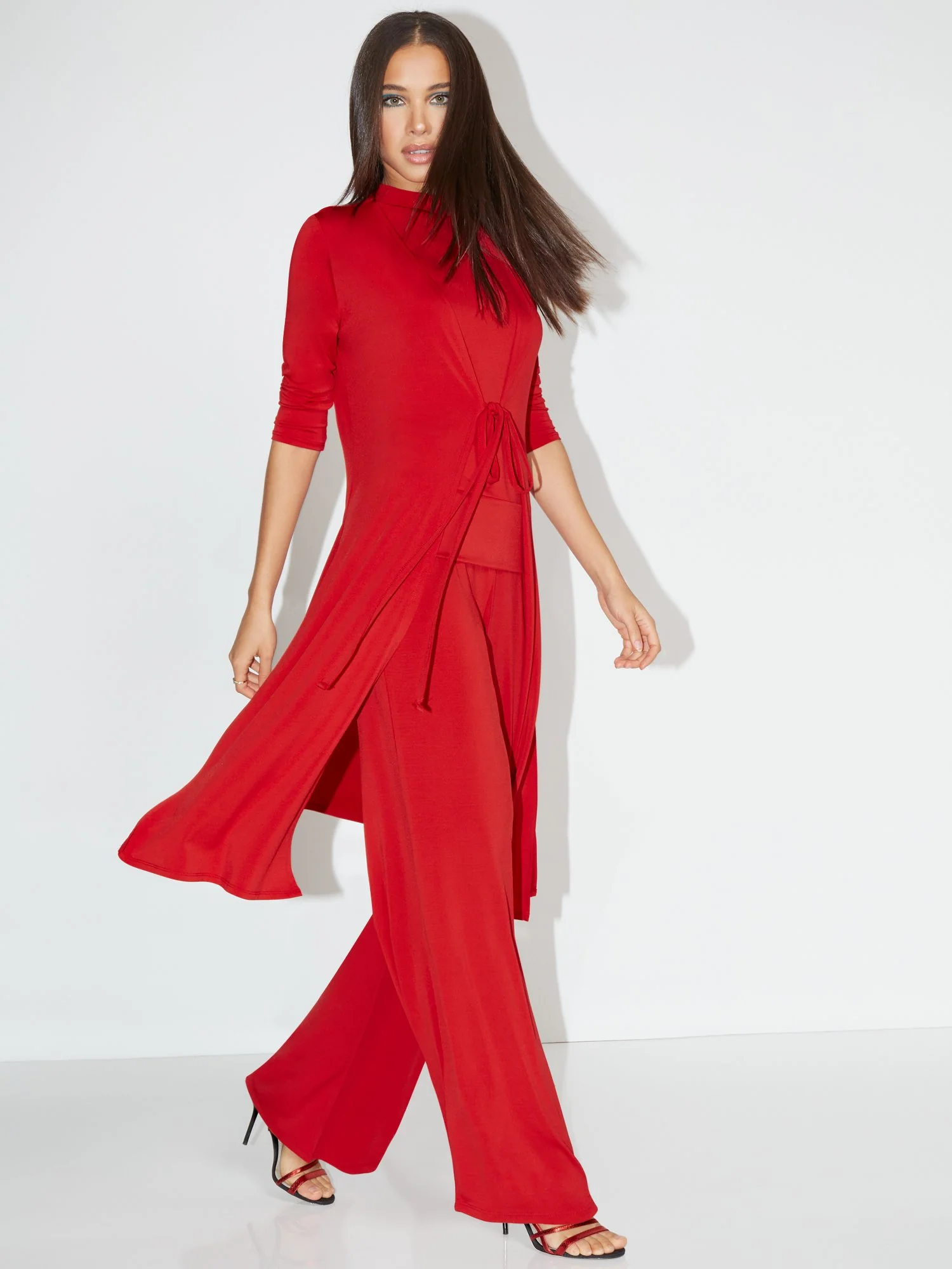Tie-Front Duster Cardigan - NY&C Style System - Image 10