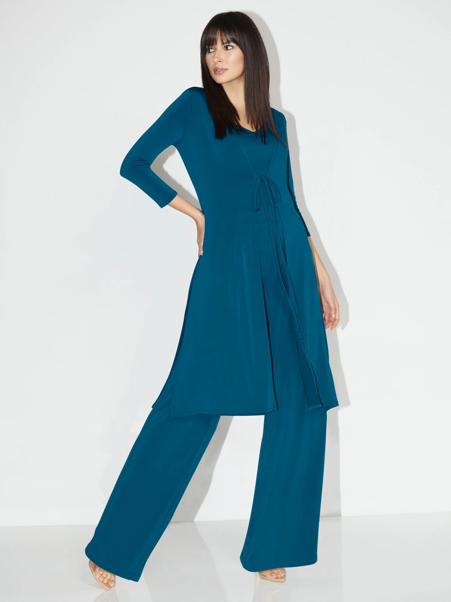 Tie-Front Duster Cardigan - NY&C Style System - Image 7