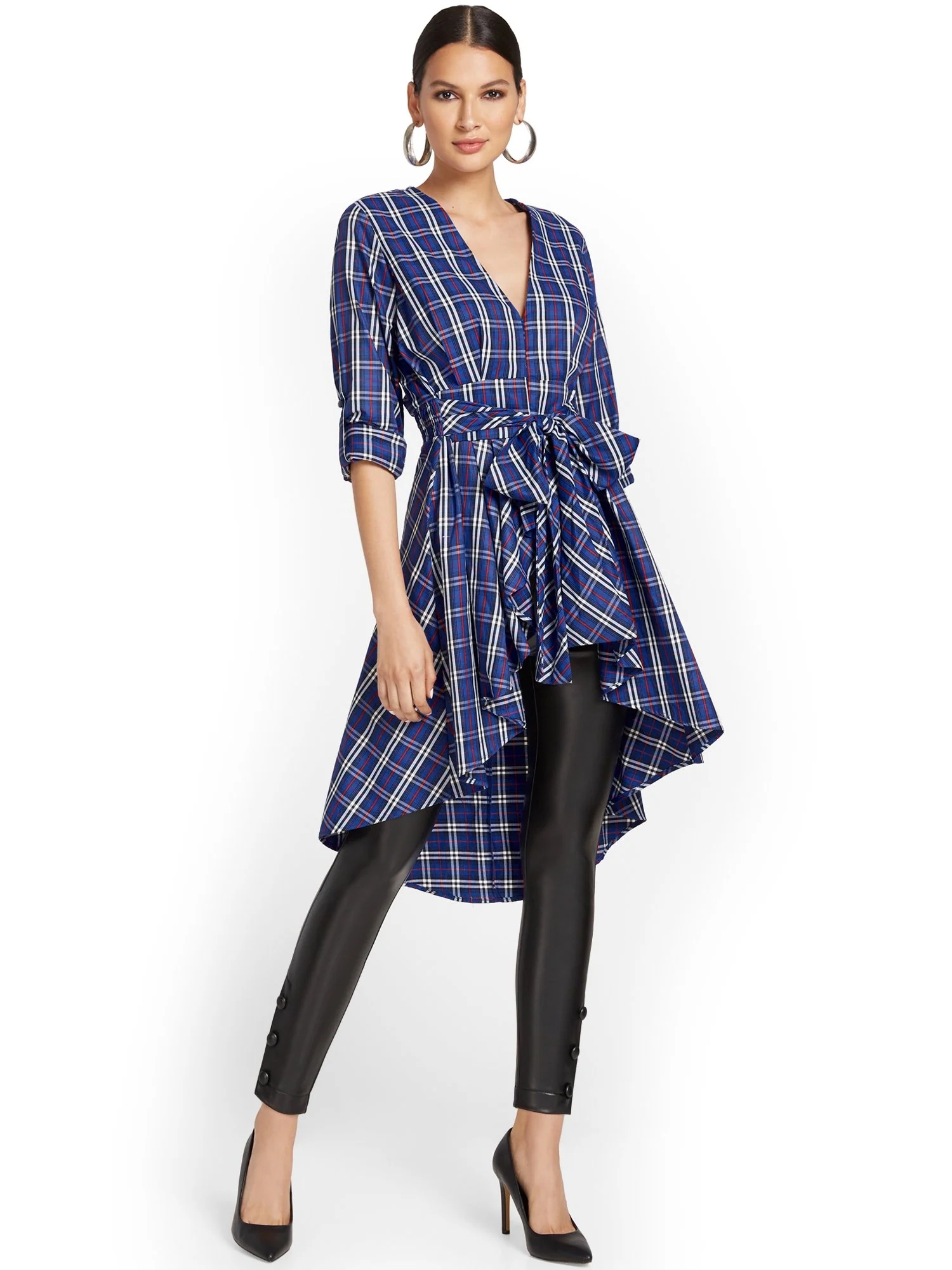 Tie-Front High-Low Top - Image 4