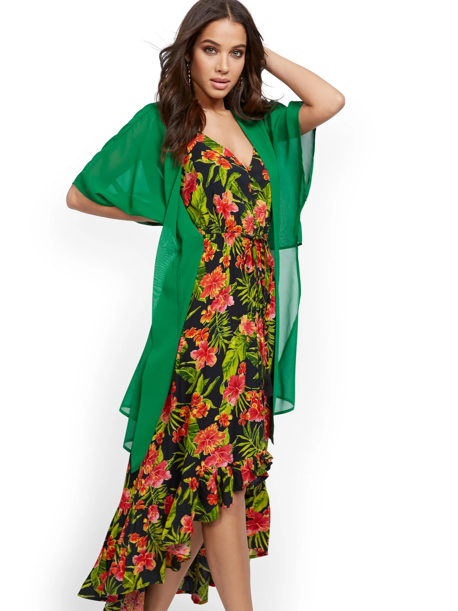 Tie-Front Scarf Top - Image 6
