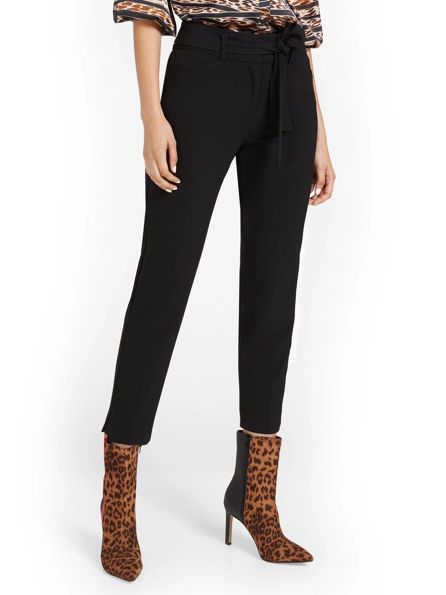 Tie-Waist Ankle Pant - Essential Stretch