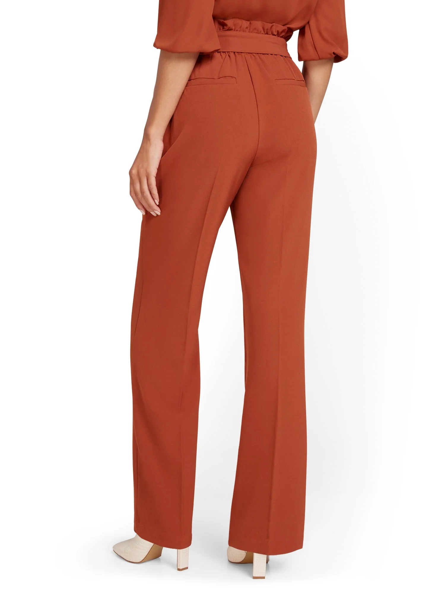 Tie-Waist Palazzo Pant - Image 3