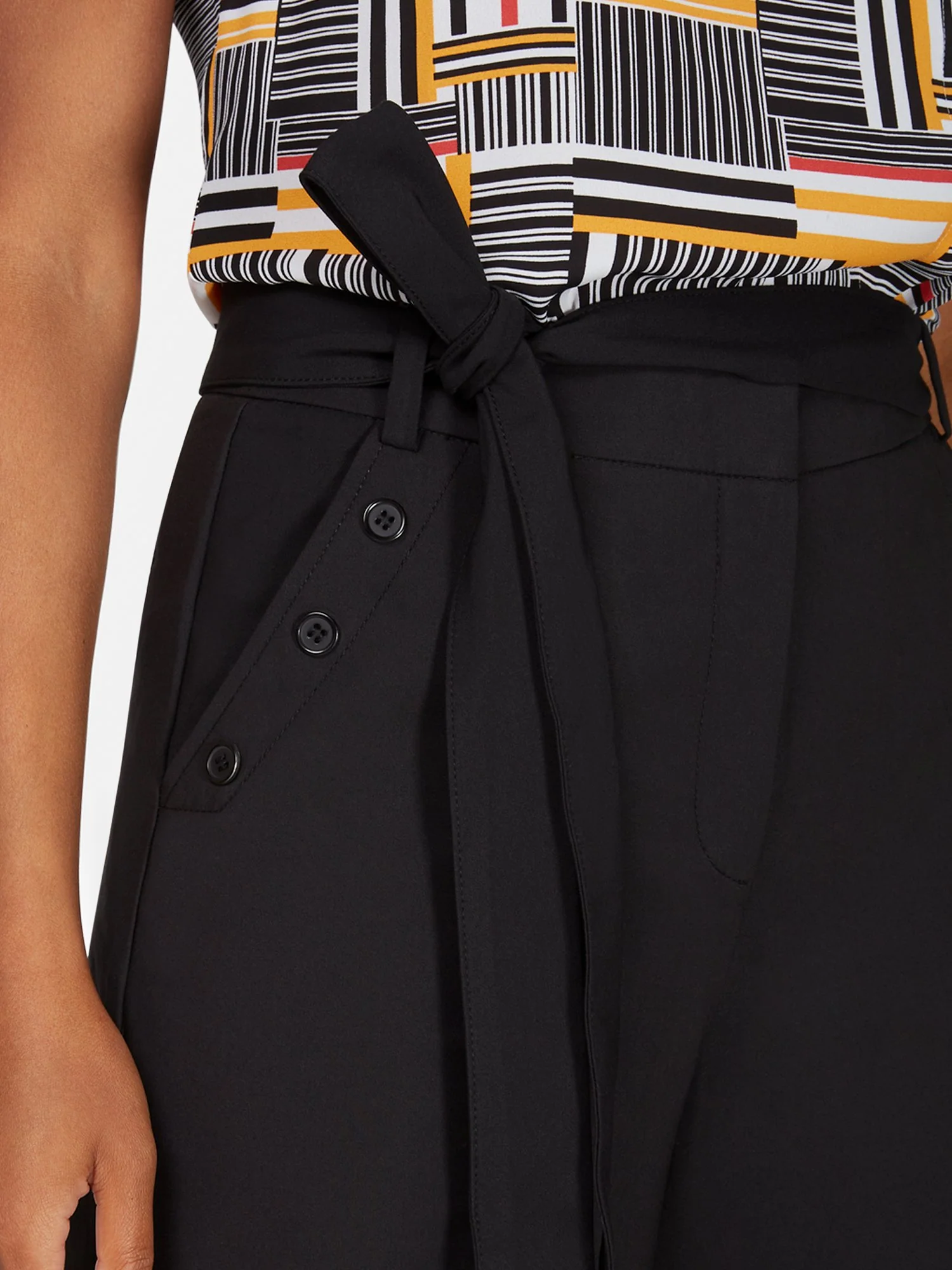 Tie-Waist Wide-Leg Pant - 7th Avenue - Image 4