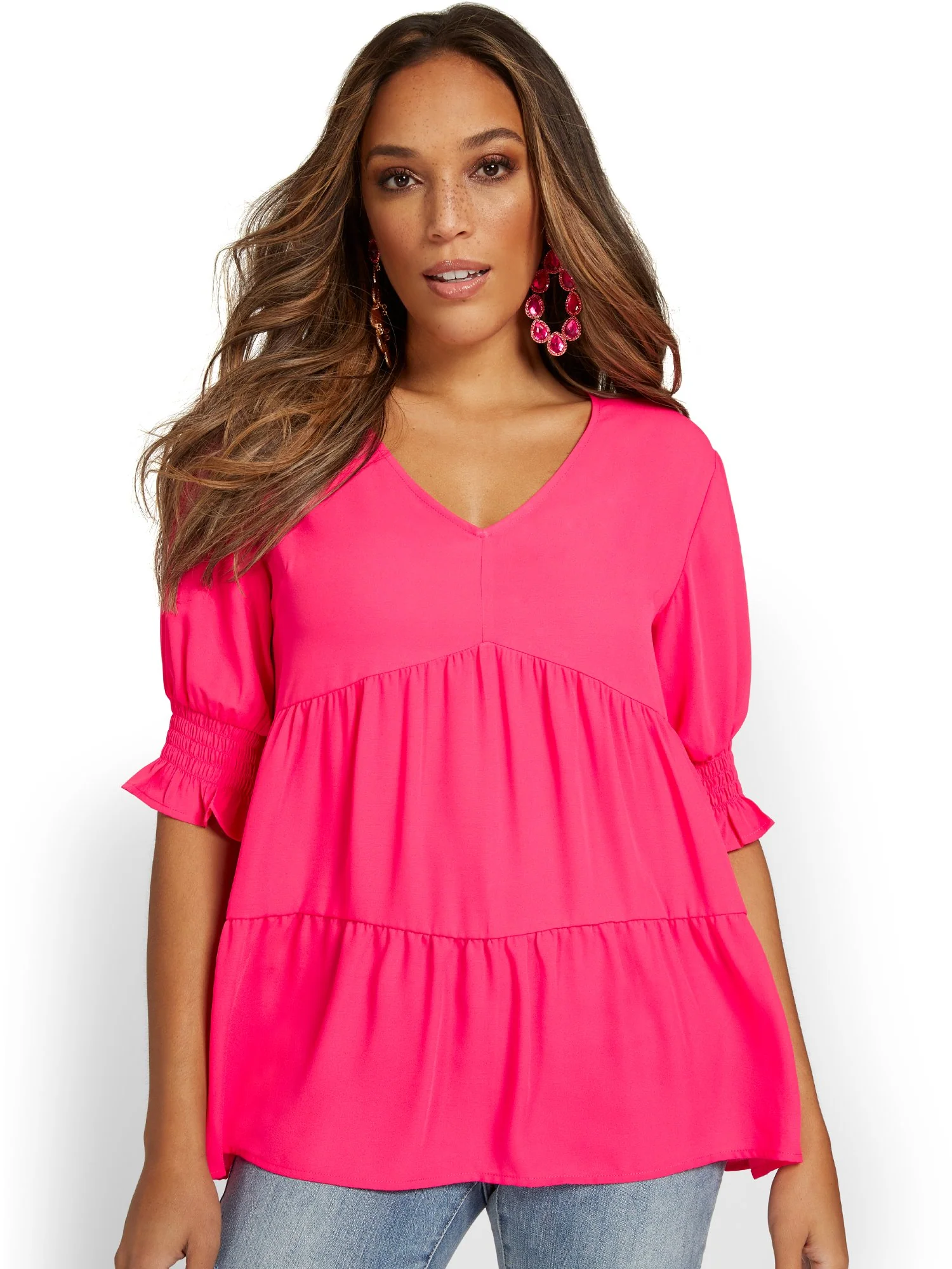 Tiered Babydoll Top
