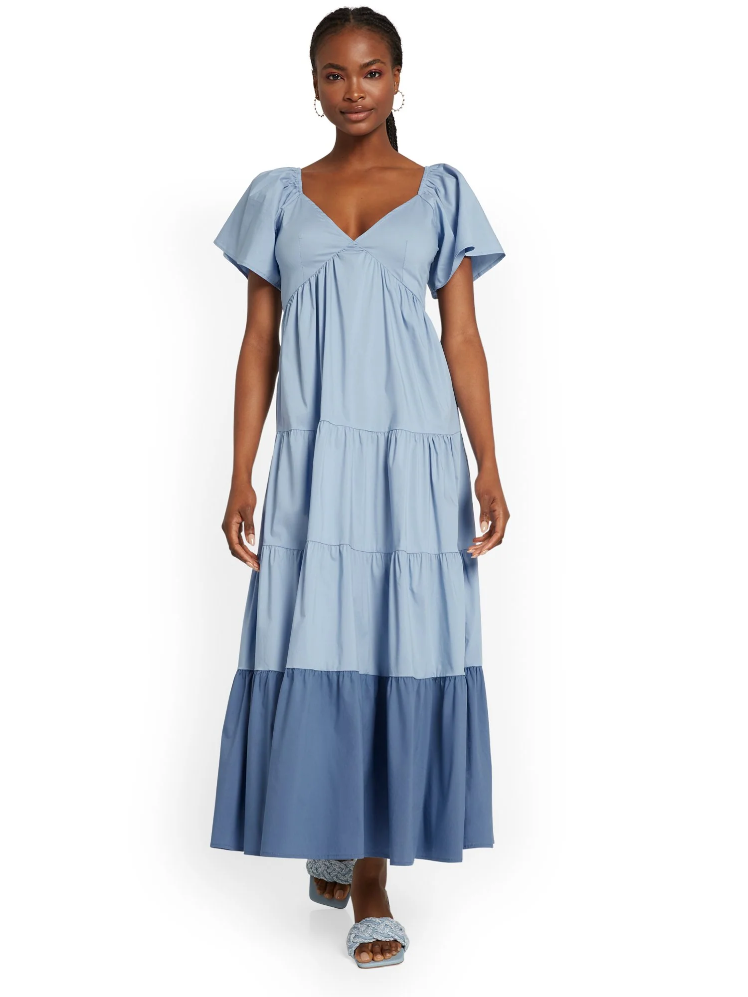 Strut & Bolt Tiered Poplin Maxi Dress - Brands We Love - Image 5