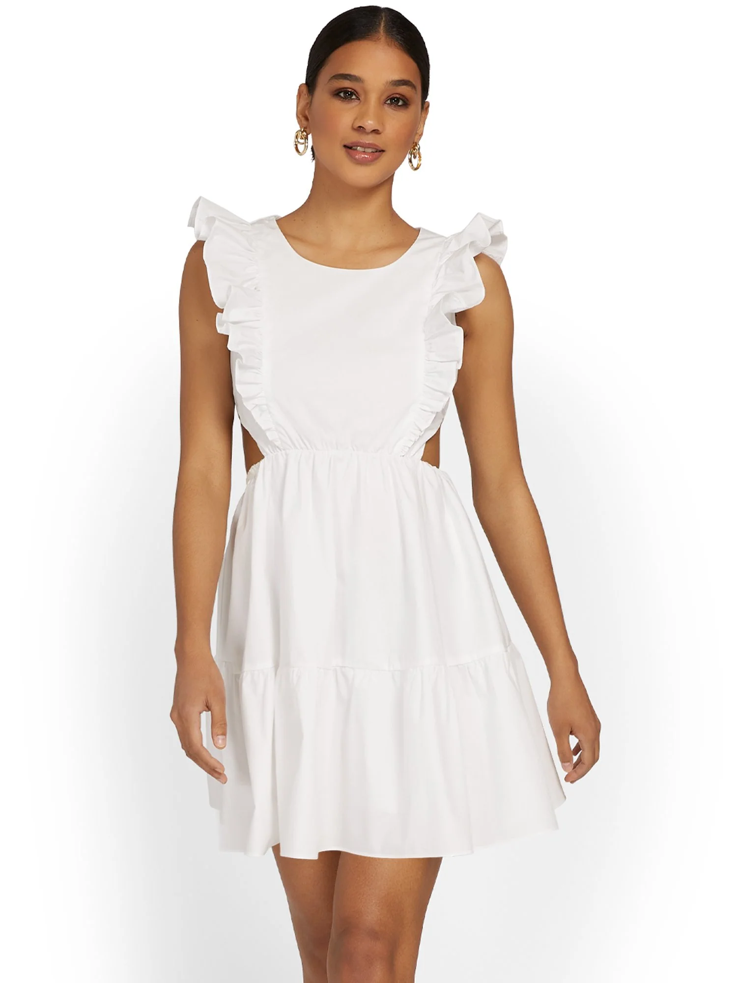 In The Beginning Tiered Scoopneck Ruffle Dress - Brands We Love - Image 6