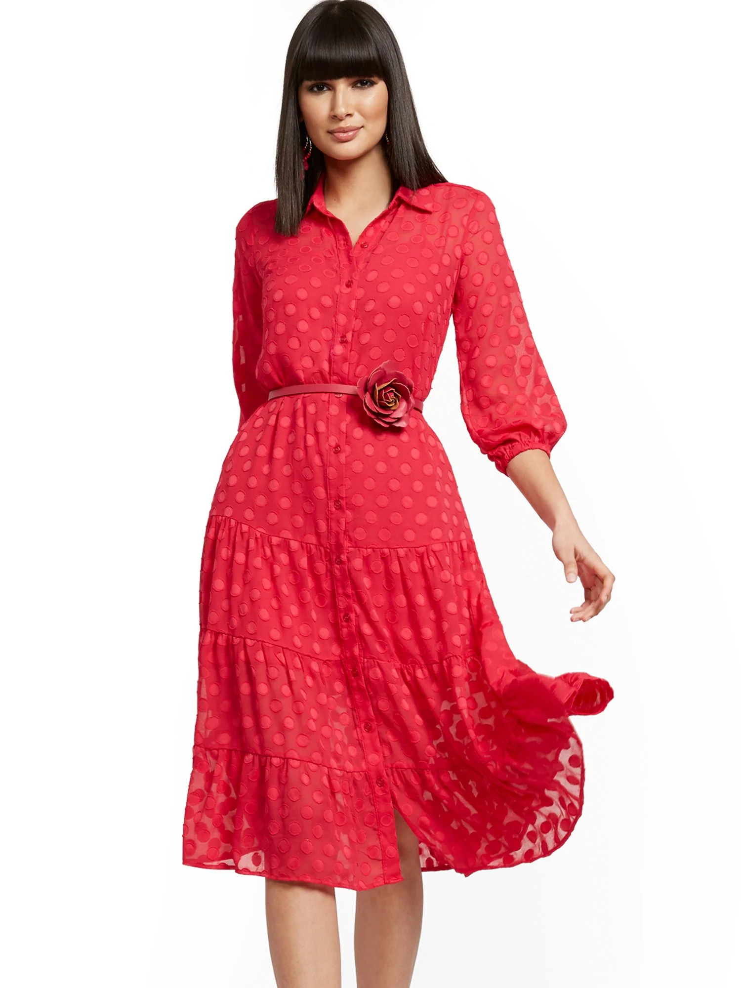 Tiered Shirtdress - Image 2