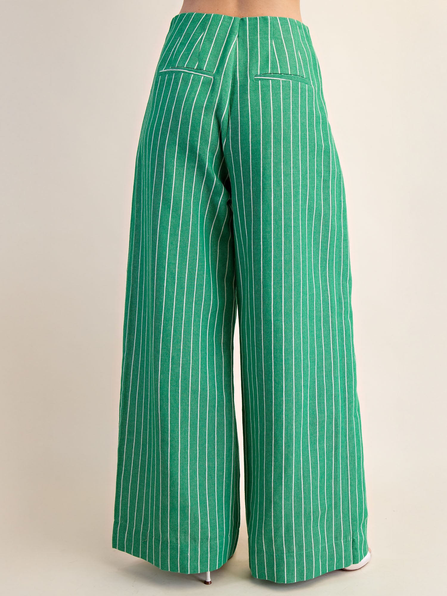 Tilda Pin Stripe Seamless Wide Leg Pant - Image 15
