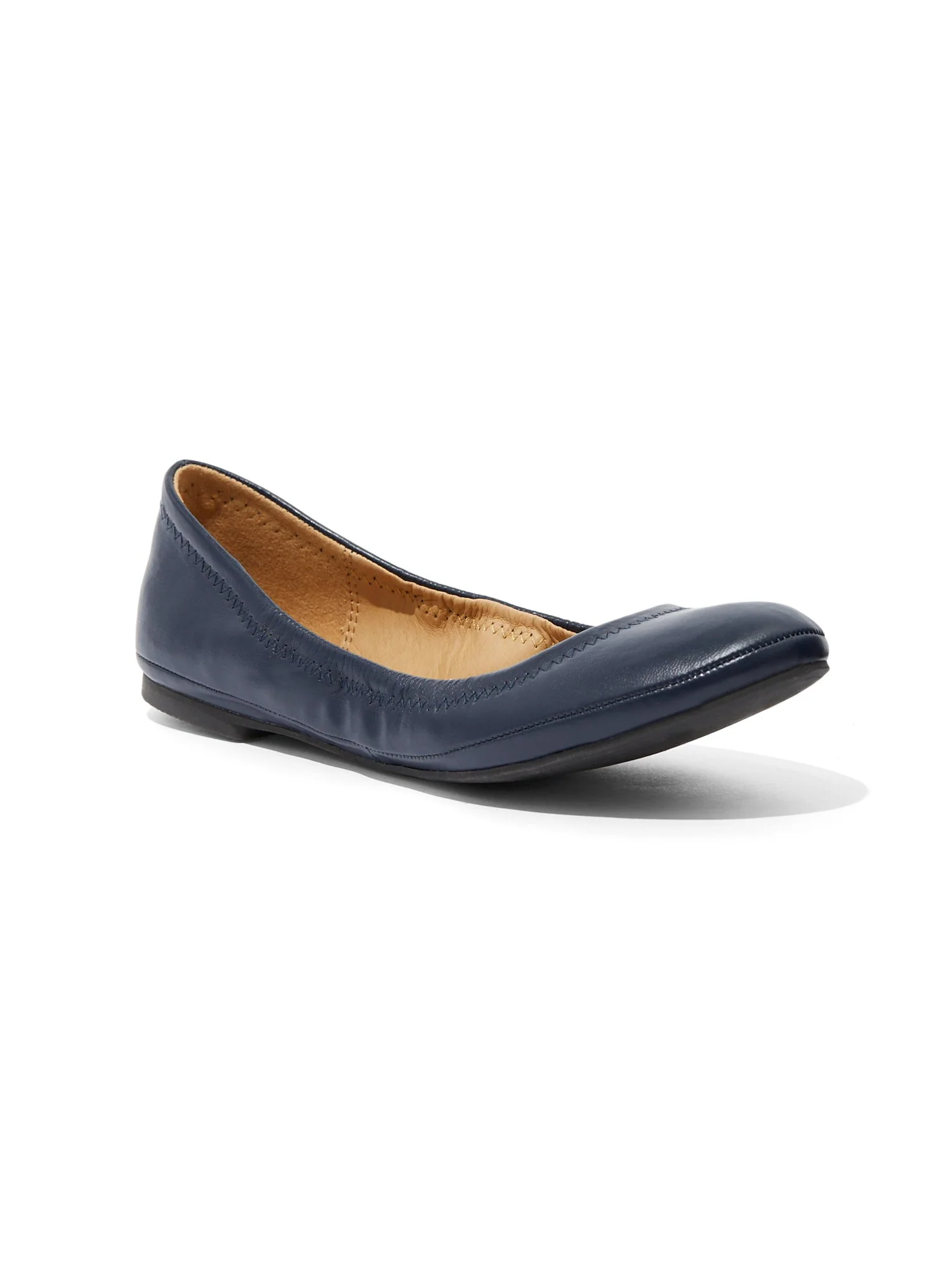 Topstitched Faux-Leather Ballet Flat - Image 15