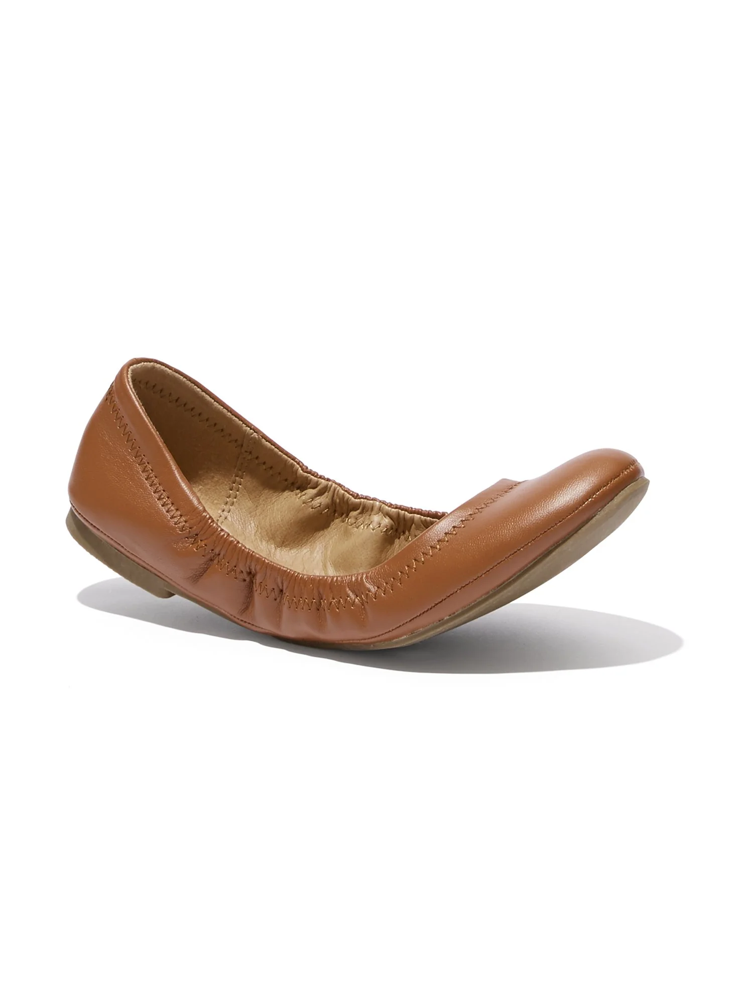 Topstitched Faux-Leather Ballet Flat - Image 28
