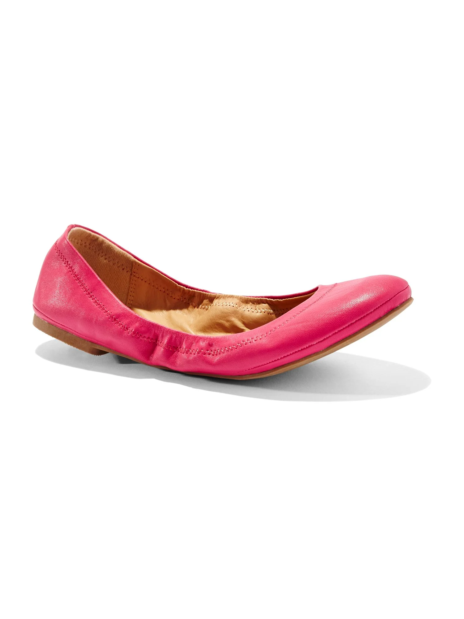 Topstitched Faux-Leather Ballet Flat - Image 31
