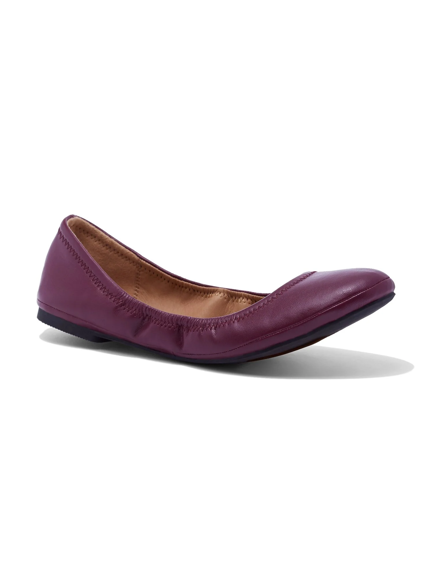 Topstitched Faux-Leather Ballet Flat - Image 35