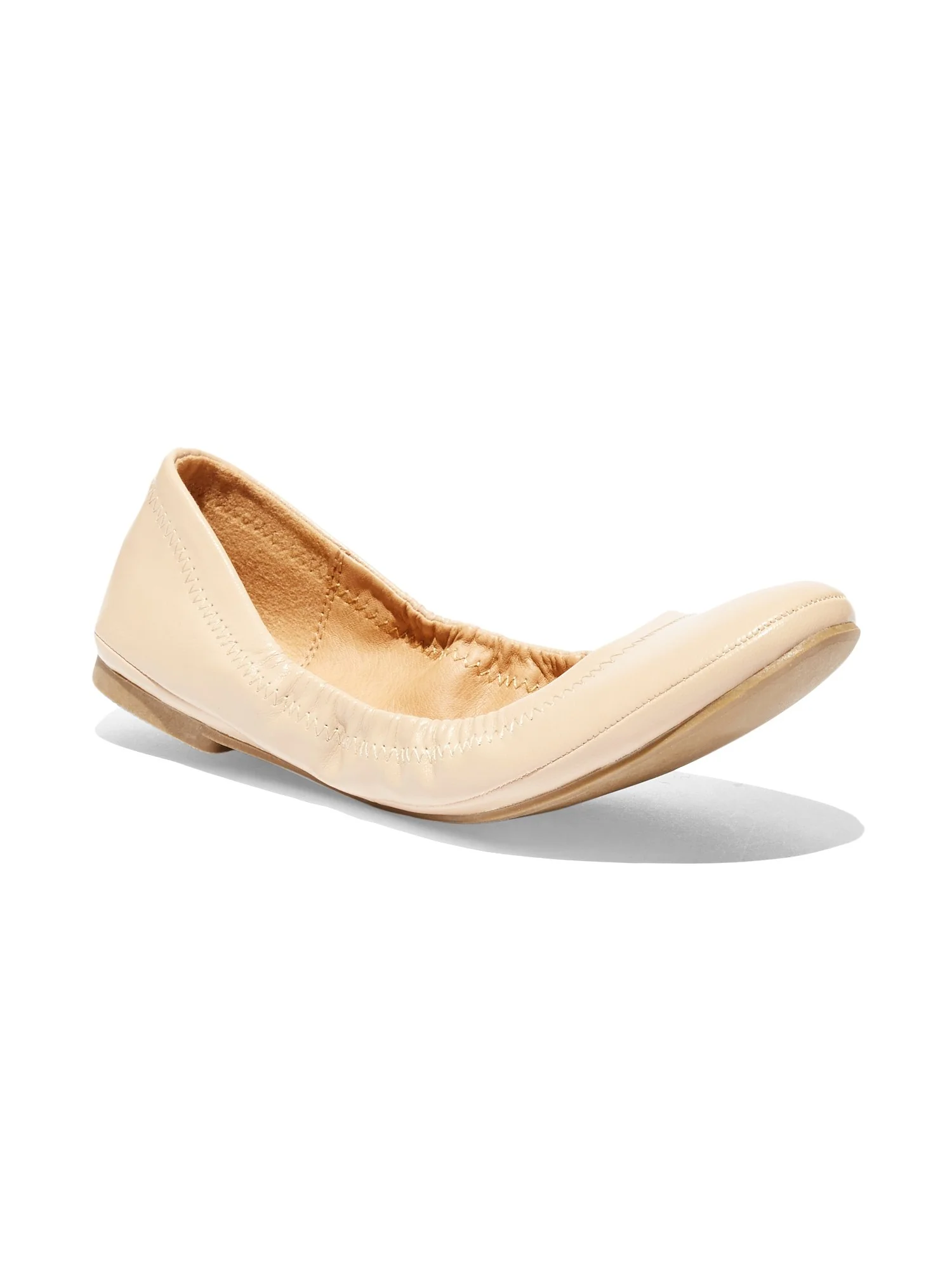 Topstitched Faux-Leather Ballet Flat - Image 37