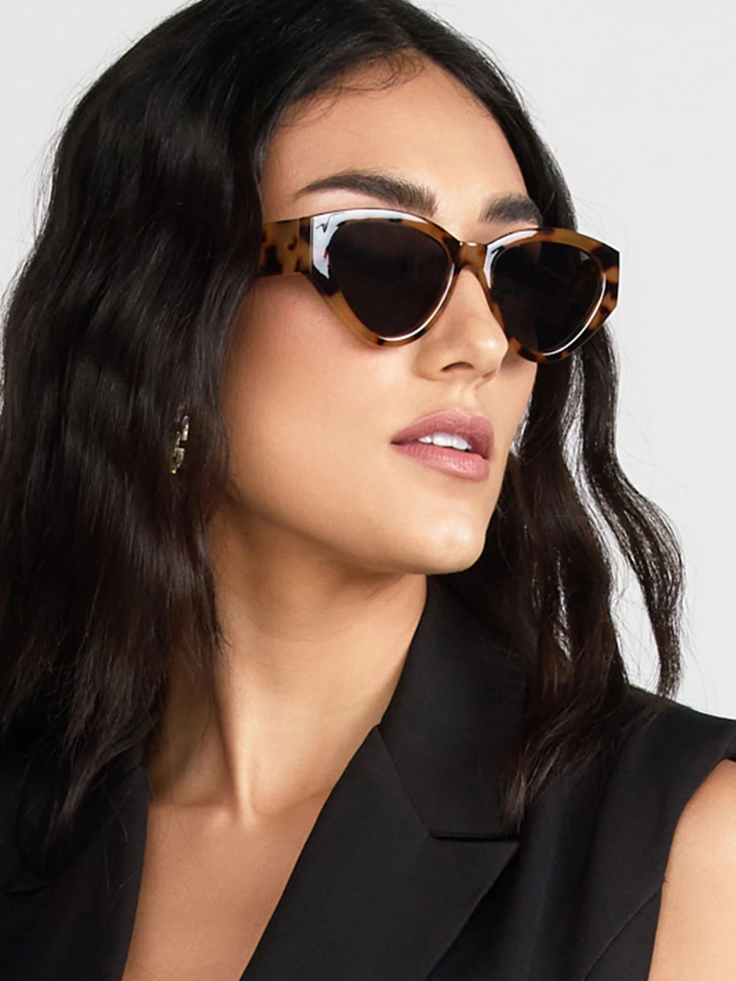 Tortoise Print Cat Eye Sunglasses