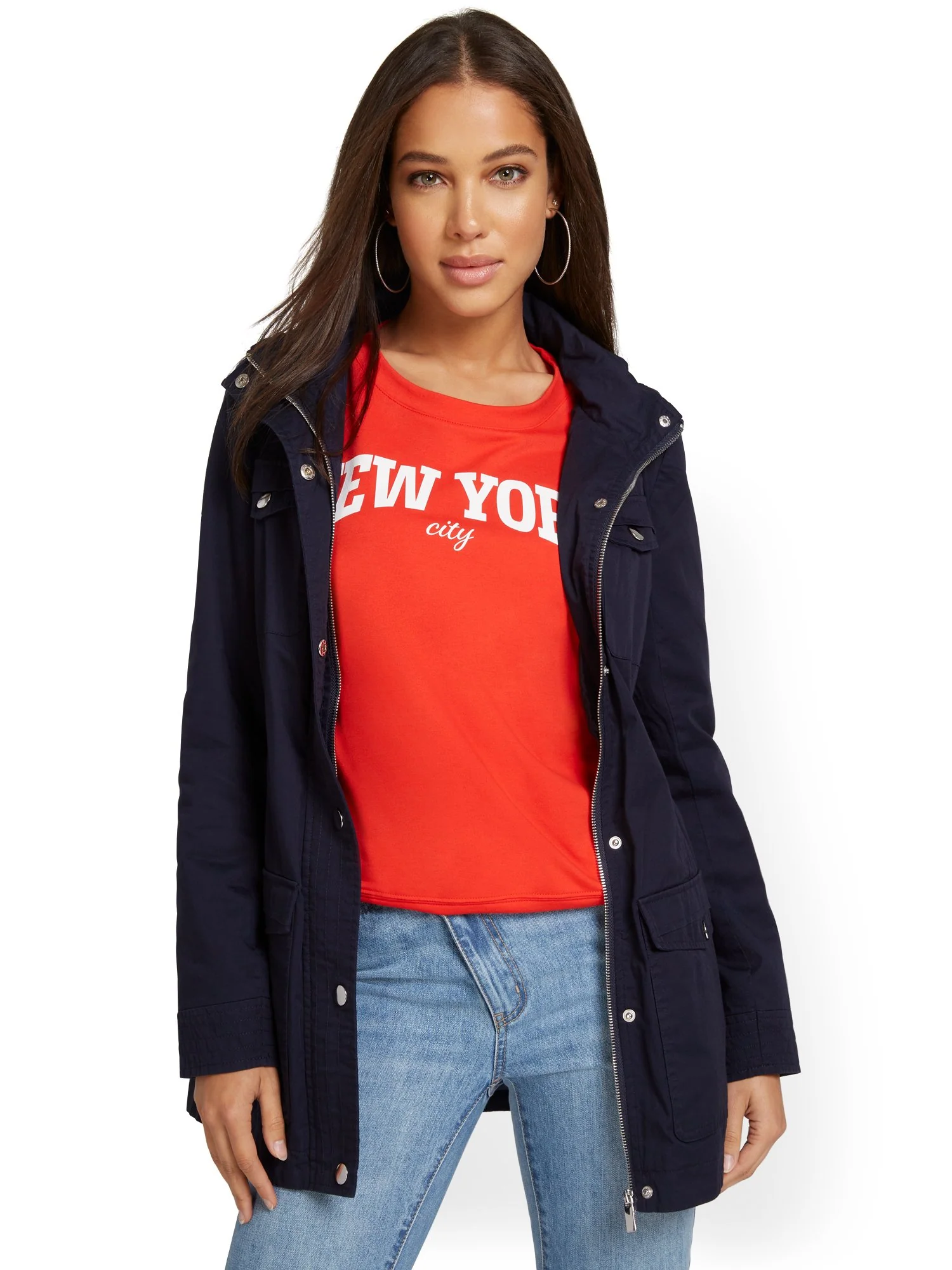 Trapunto Quilted Anorak Jacket - Image 17