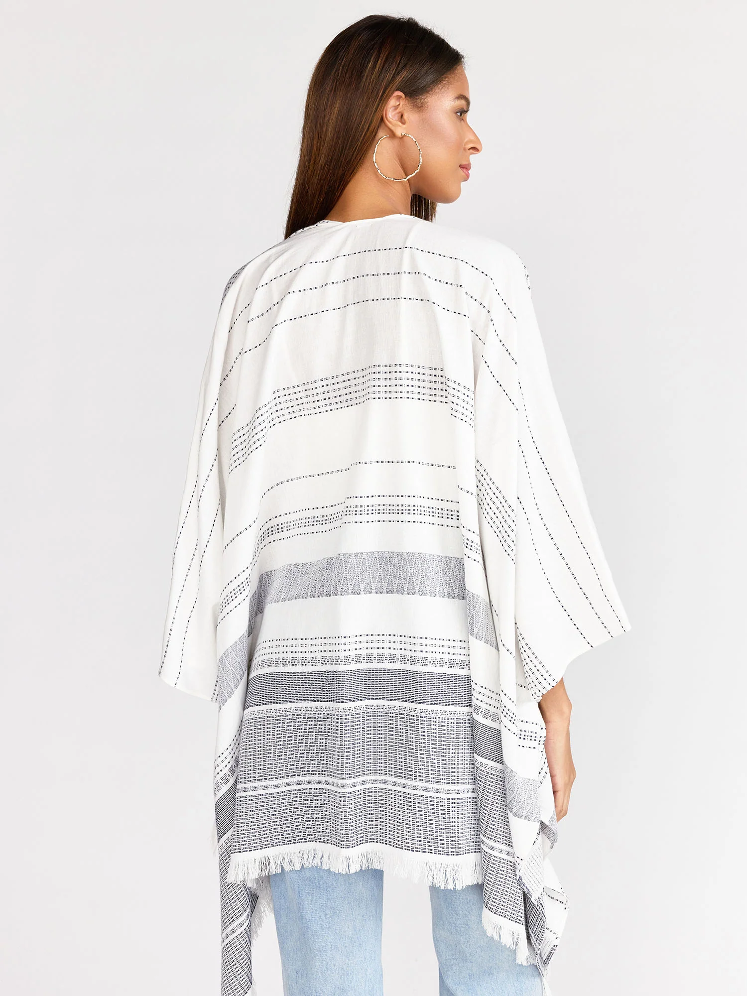 Tribal Fringe Kimono - Justin Taylor - Image 3