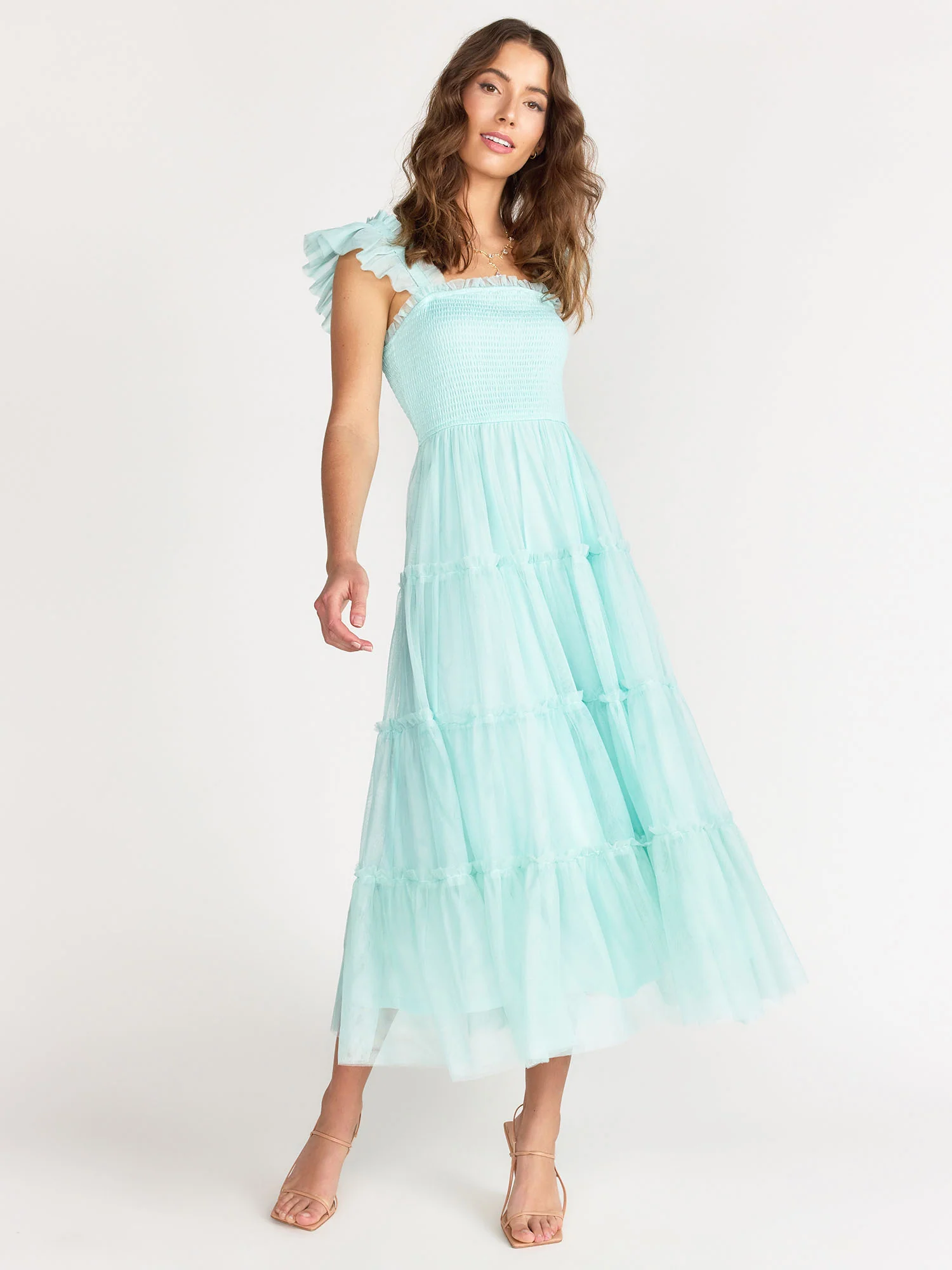 Flying Tomato Tulle Tiered Midi Dress - Brands We Love - Image 2