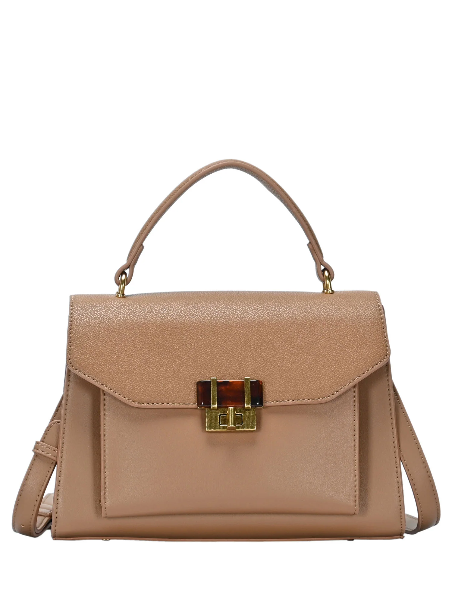 Turn-lock Top Handle Bag - Image 7