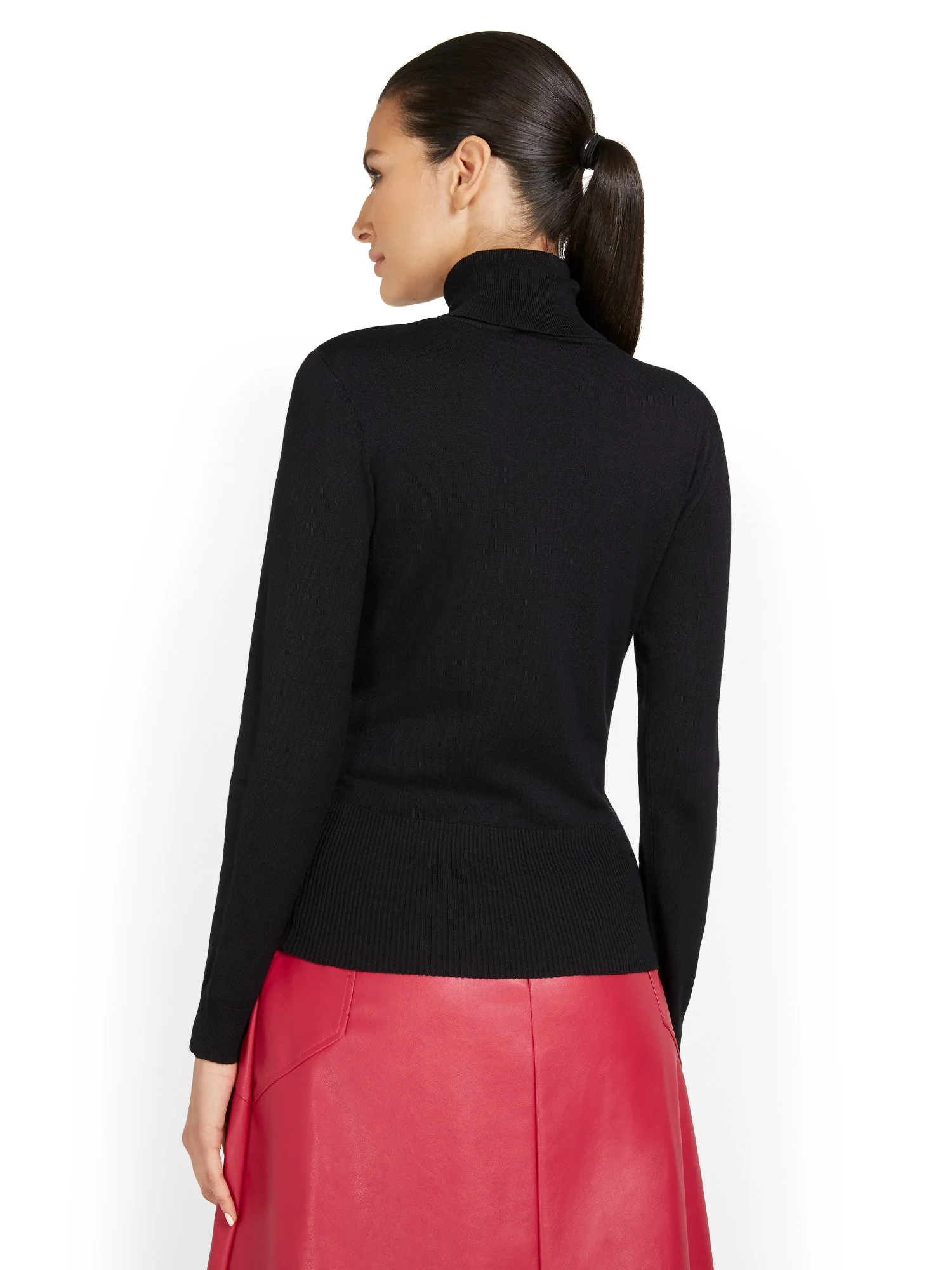 Turtleneck Cut-Out Sweater - Image 3