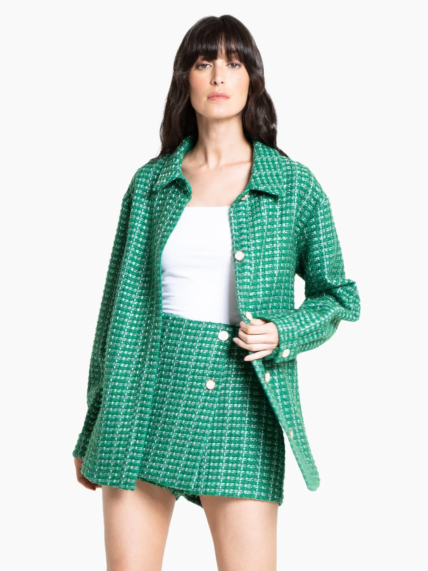 English Factory Tweed Shacket - Brands We Love - Image 2