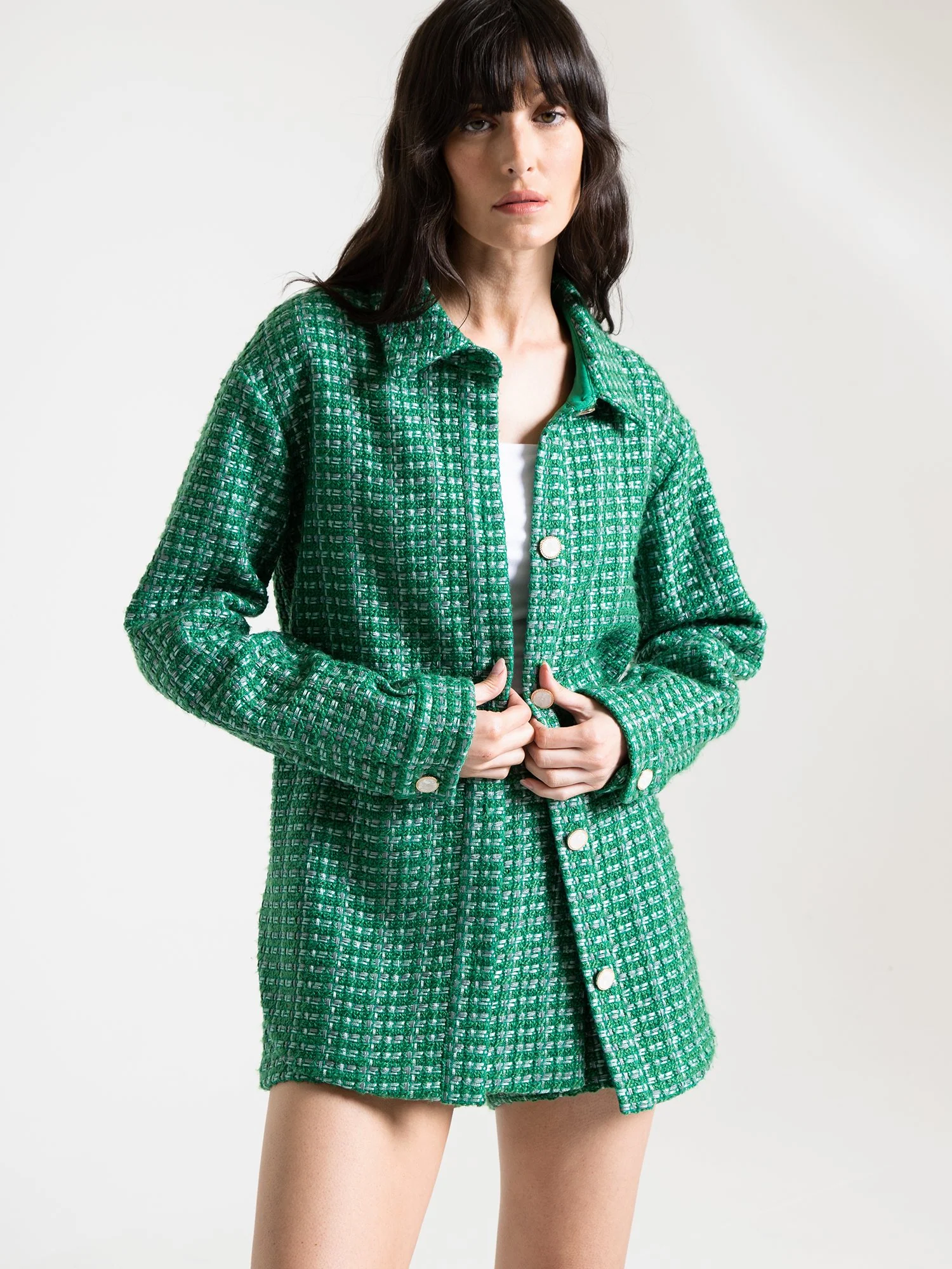English Factory Tweed Shacket - Brands We Love - Image 3