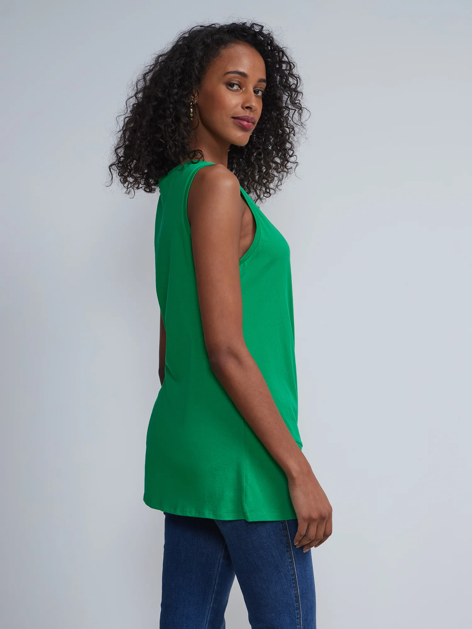 Twist-Front Sleeveless Tunic Top - Image 10