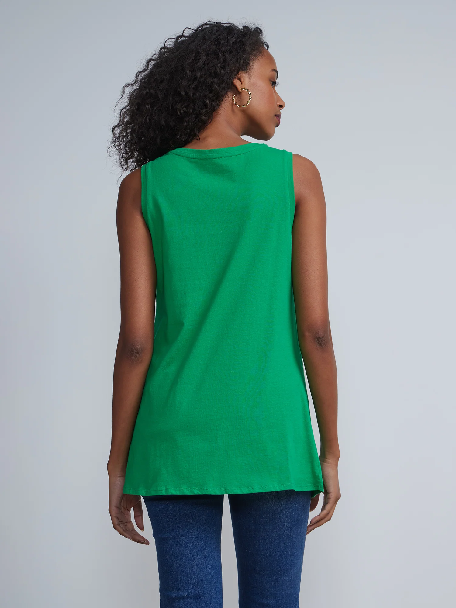 Twist-Front Sleeveless Tunic Top - Image 11