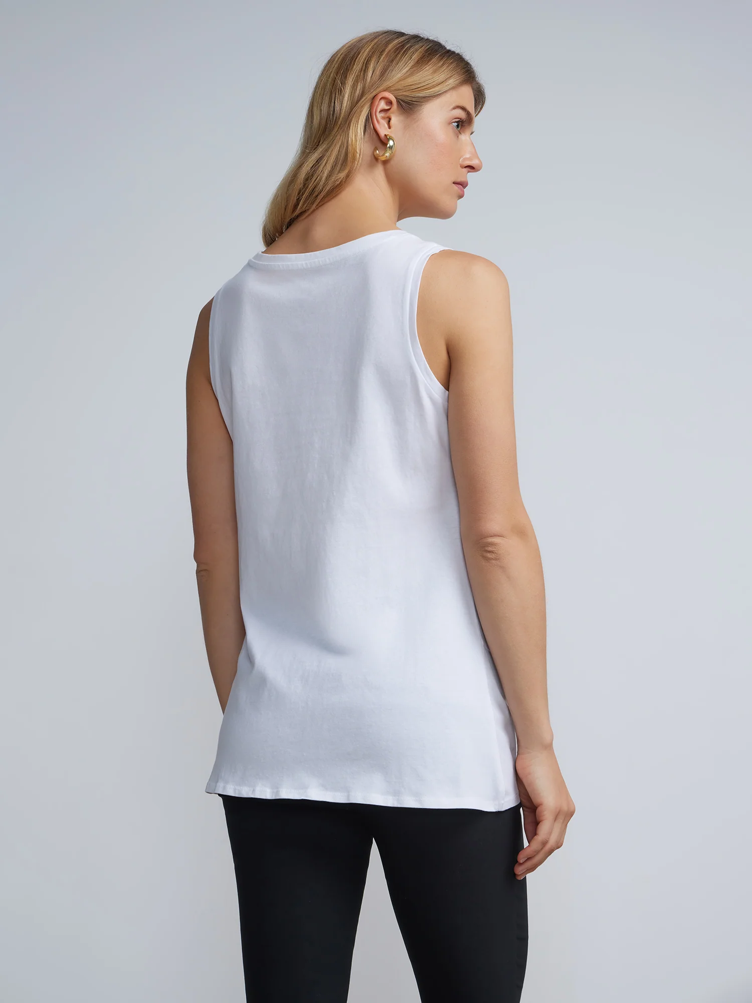 Twist-Front Sleeveless Tunic Top - Image 7