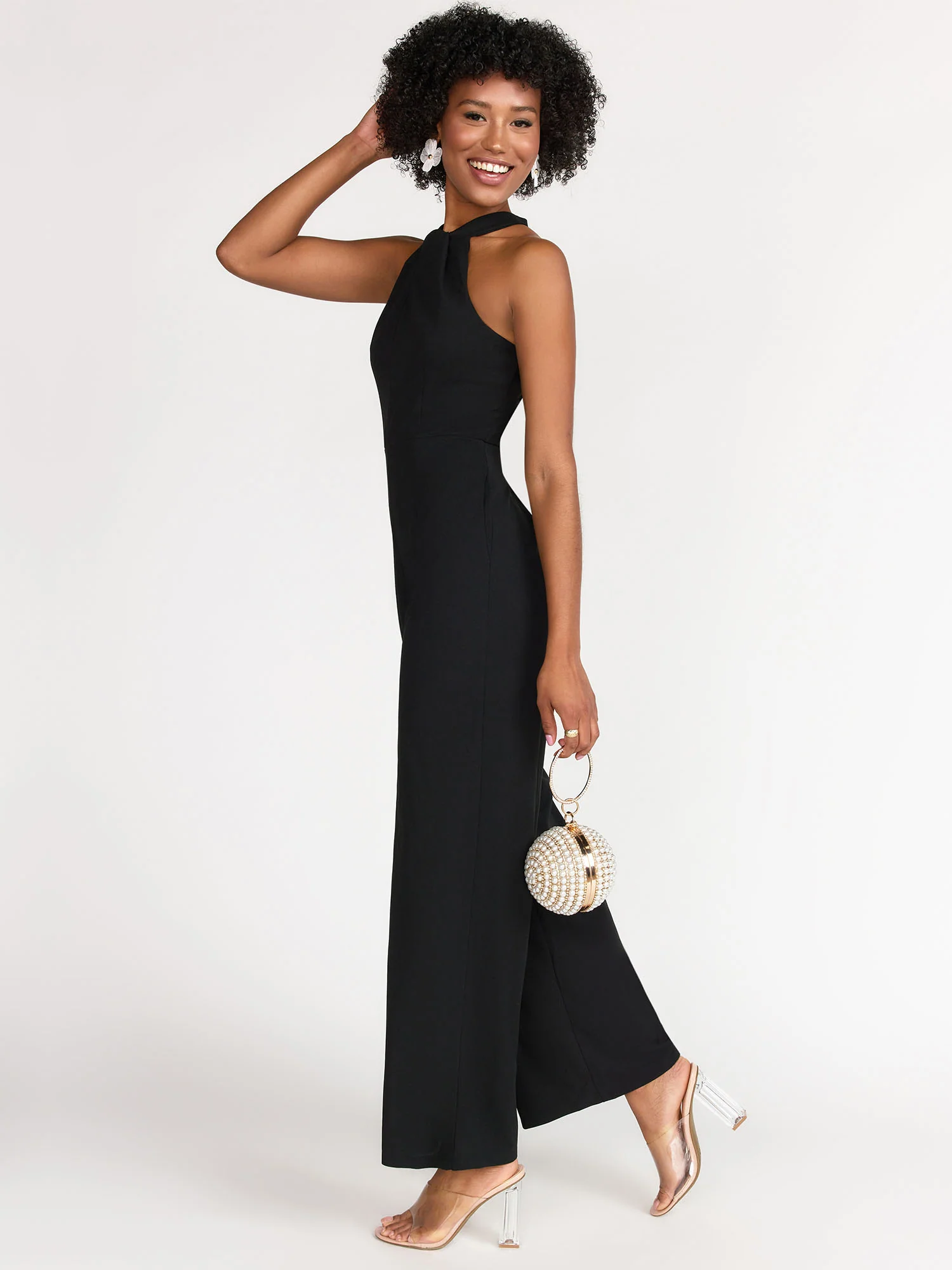 Edit By Nine Twist Halter Neck Jumpsuit - Brands We Love - Image 4