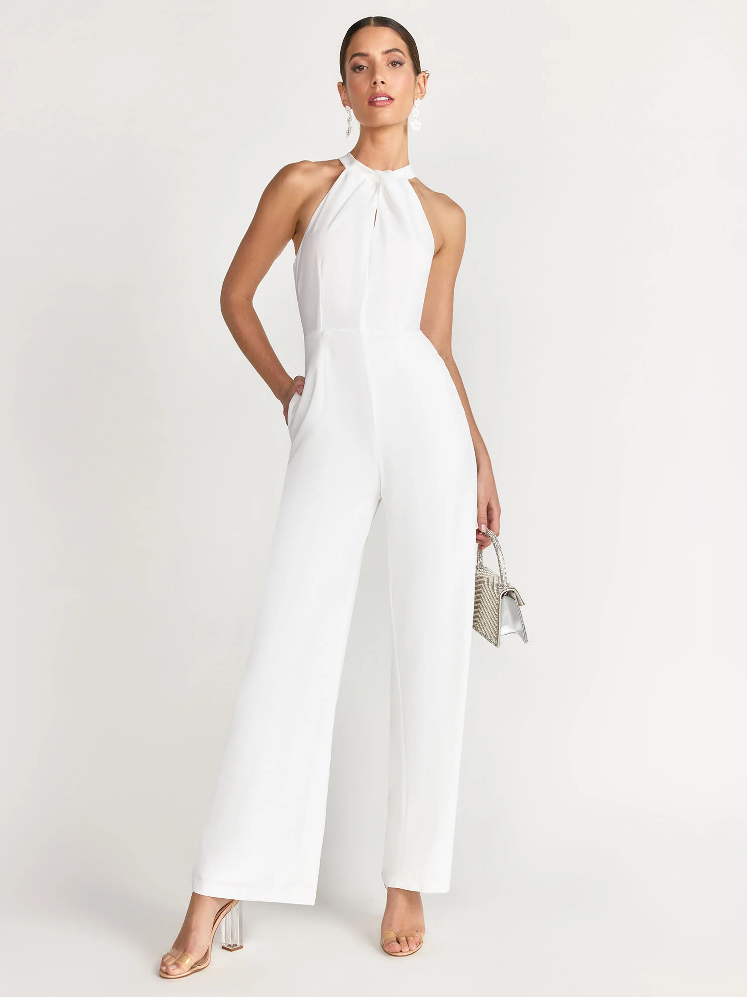 Edit By Nine Twist Halter Neck Jumpsuit - Brands We Love - Image 2