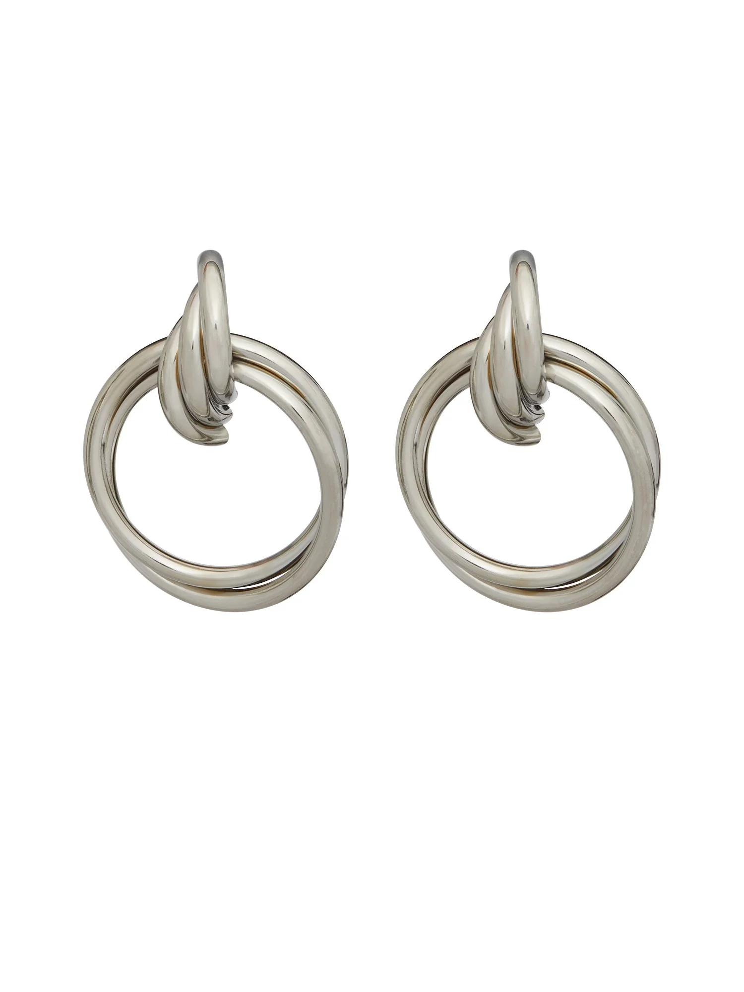 Twisted Hoop Earrings - Image 3
