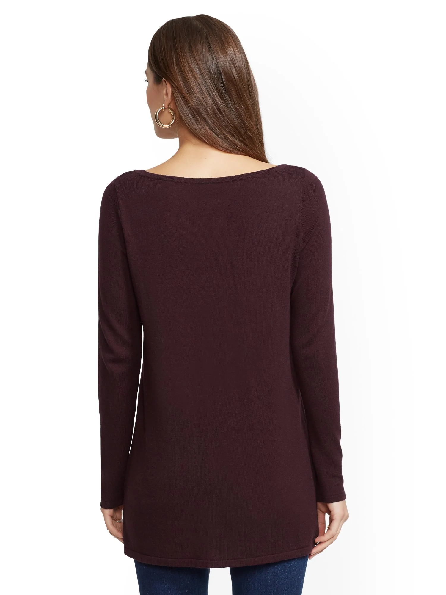 Two-Pocket Tunic Sweater - Image 3