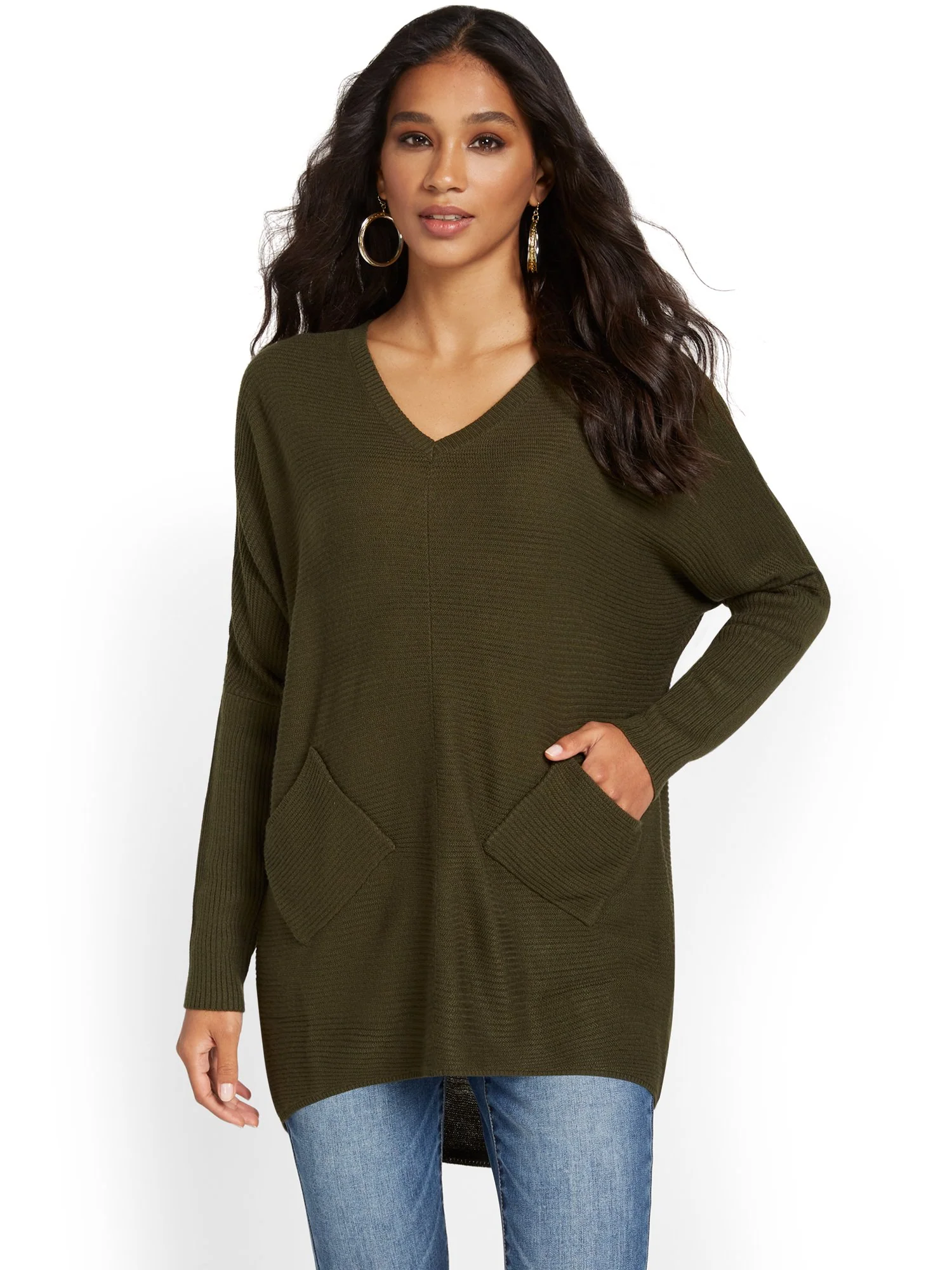 Two-Pocket Tunic Sweater - Image 14