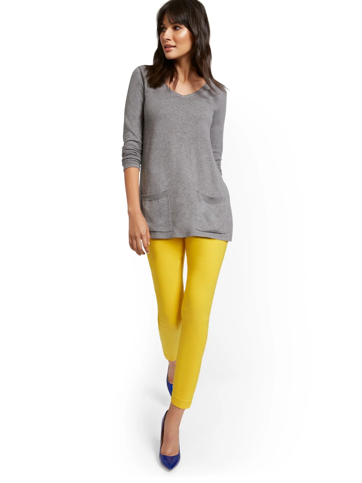 Two-Pocket Tunic Sweater - Image 5