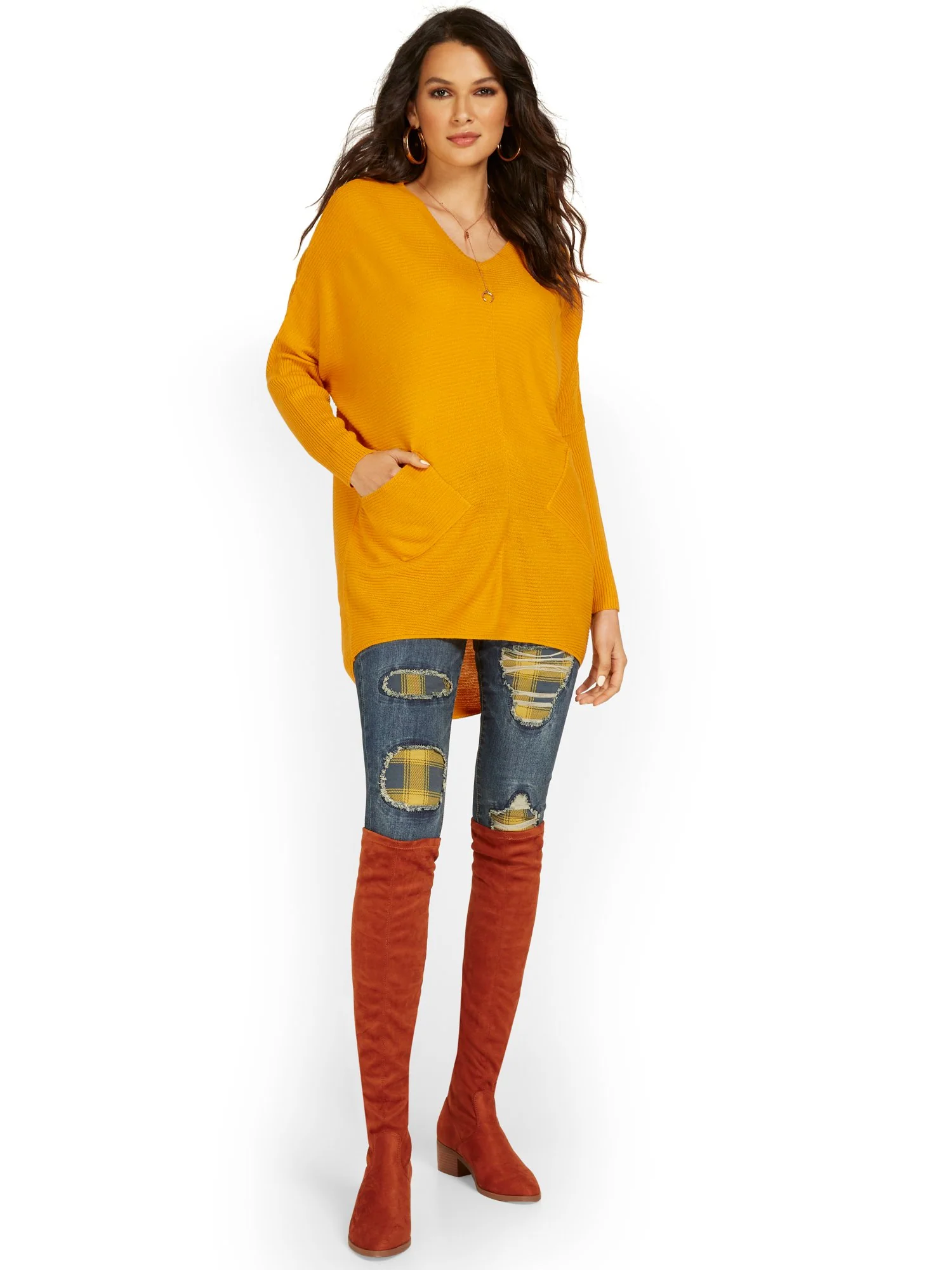 Two-Pocket Tunic Sweater - Image 21