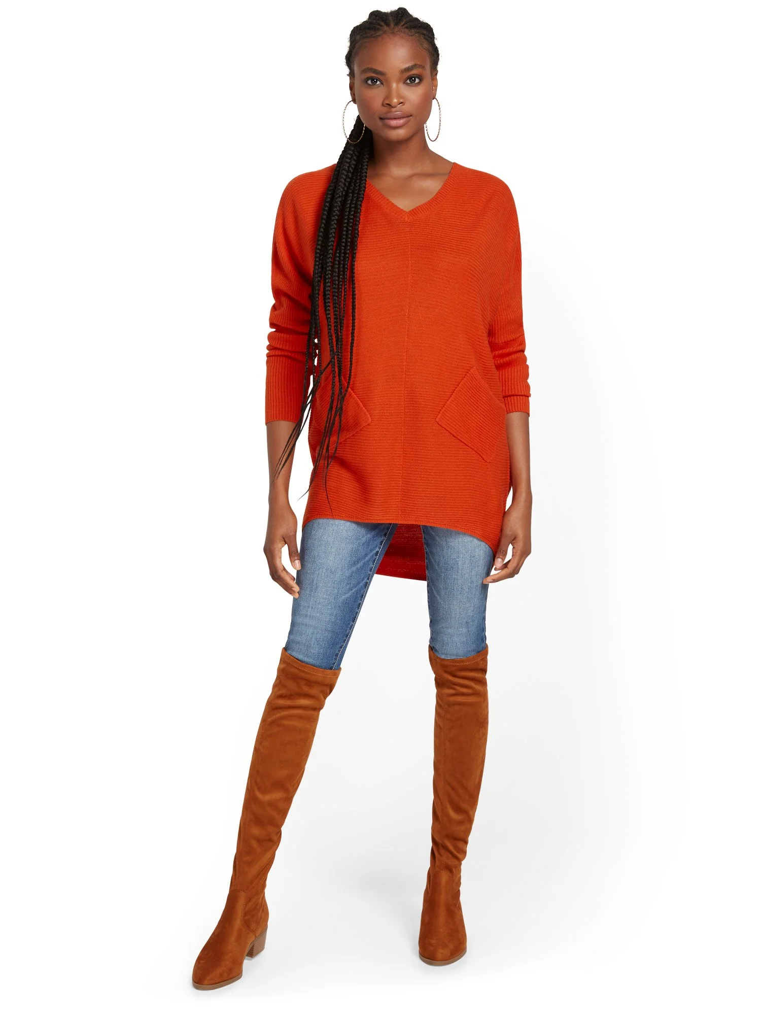 Two-Pocket Tunic Sweater - Image 24