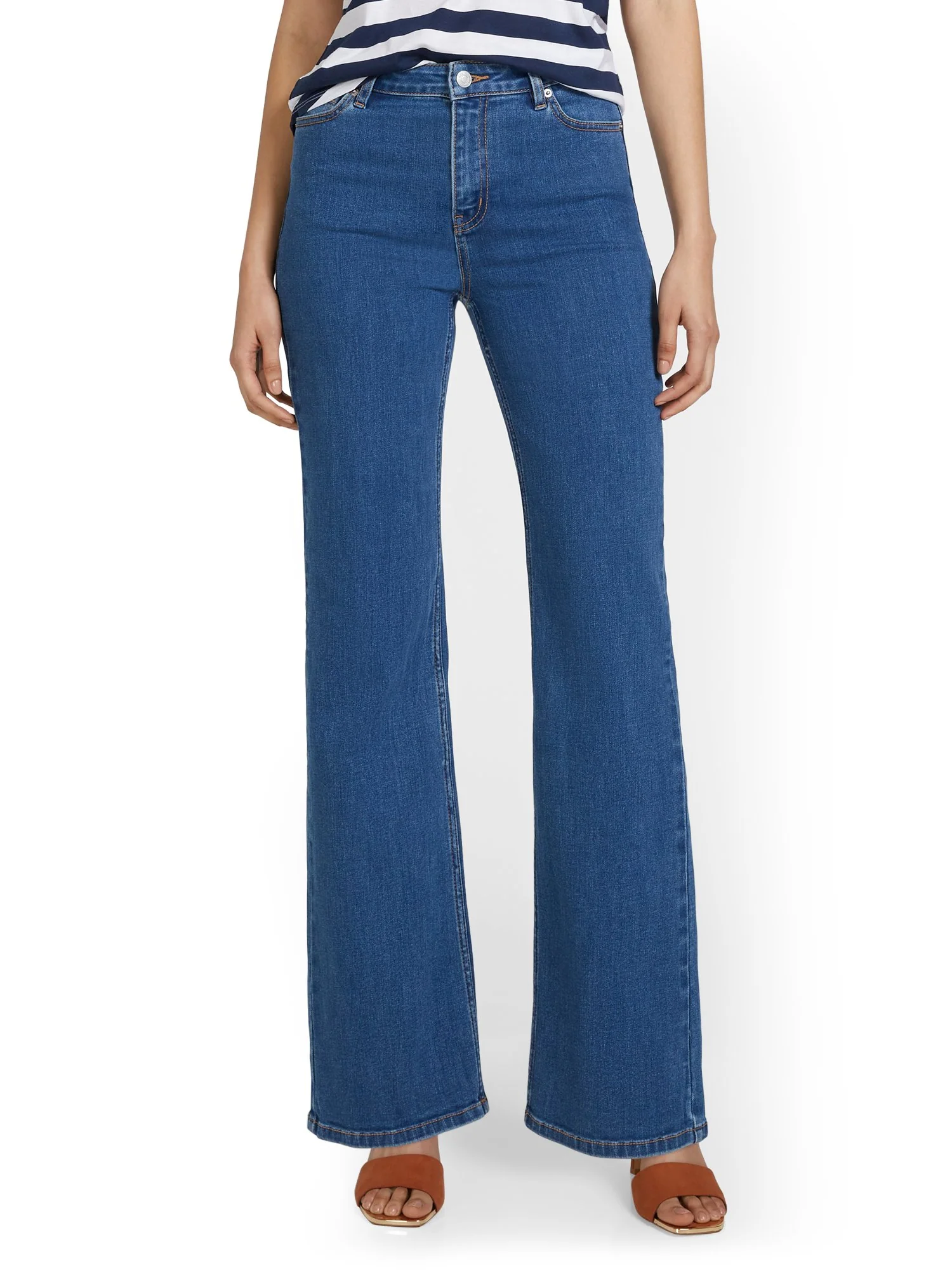 Ultra High-Waisted Wide-Leg Jeans - Image 2